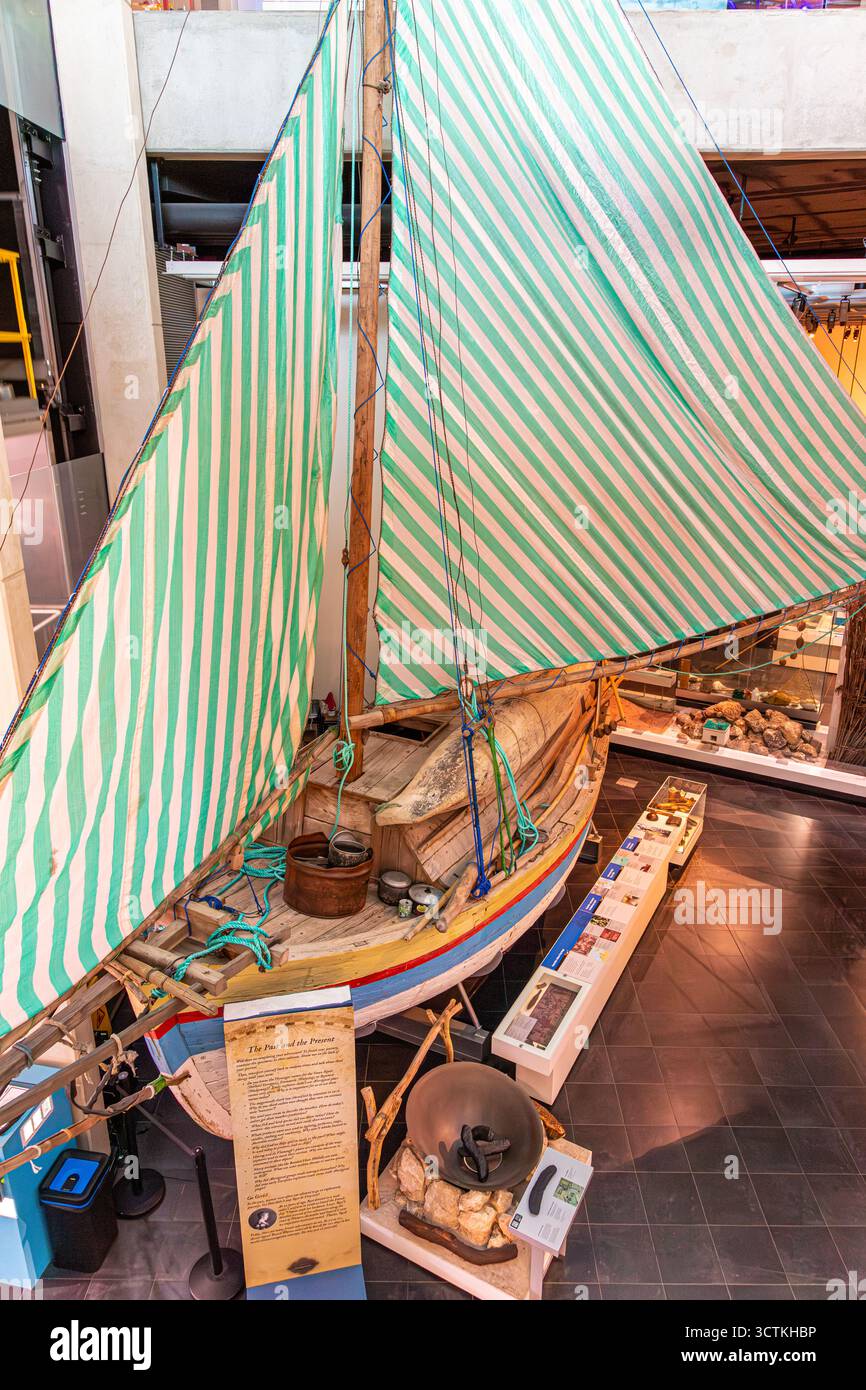 Una mostra al Western Australian Maritime Museum, Fremantle, nella regione del sud-ovest dell'Australia occidentale (Washington) Foto Stock