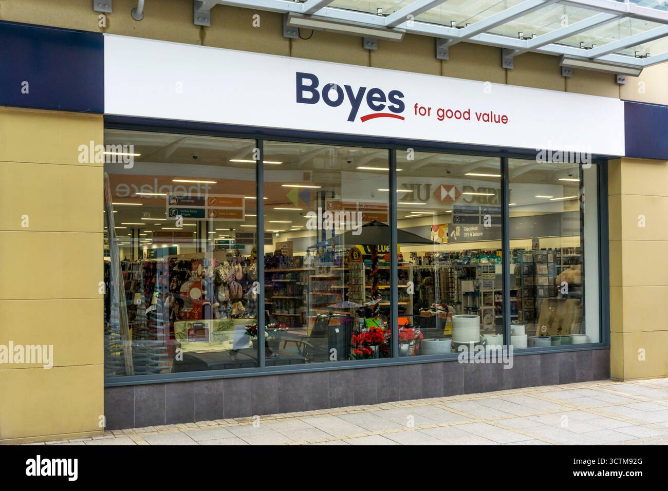 I locali del negozio Boyes a King's Lynn, Norfolk. Foto Stock
