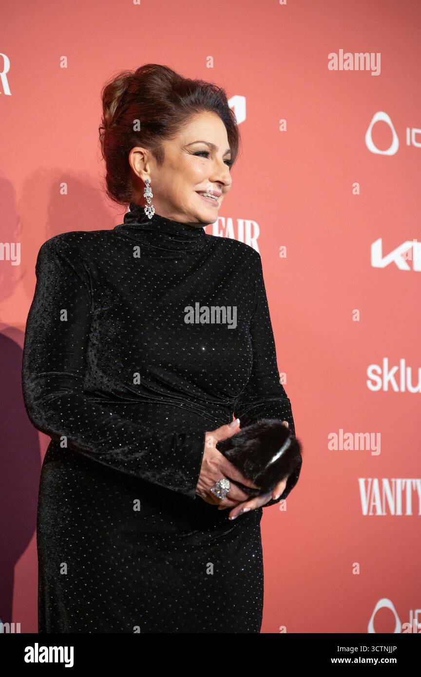 Madrid, Spagna. 7 ottobre 2025. Gloria Estefan partecipa ai Vanity Fair Awards a la Borda del Mentidero, Madrid. Credito: SOPA Images Limited/Alamy Live News Foto Stock