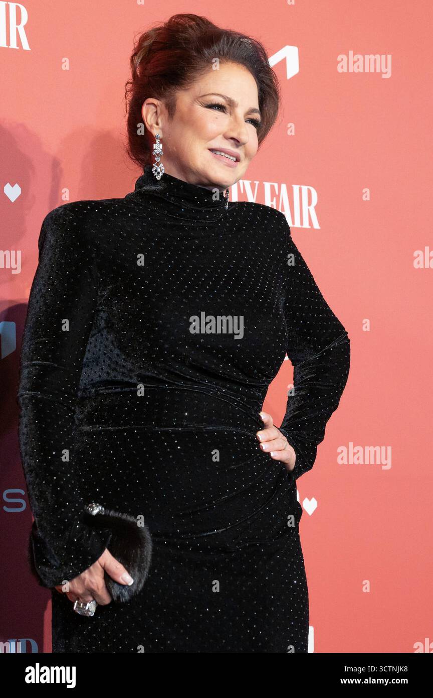 Madrid, Spagna. 7 ottobre 2025. Gloria Estefan partecipa ai Vanity Fair Awards a la Borda del Mentidero, Madrid. Credito: SOPA Images Limited/Alamy Live News Foto Stock