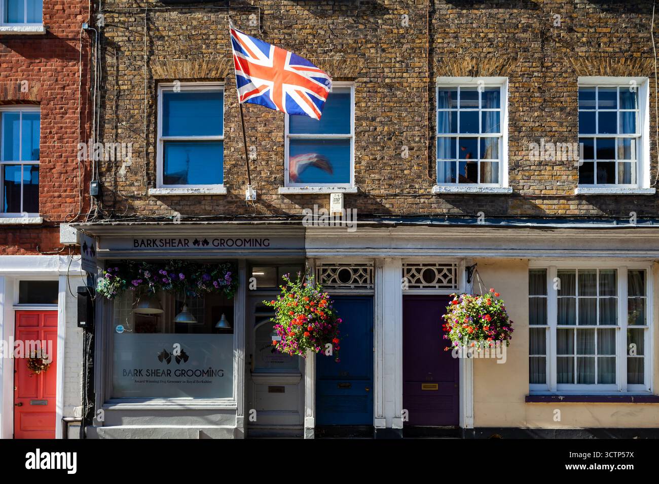 High Street a Eton, Berkshire, Inghilterra. Foto Stock