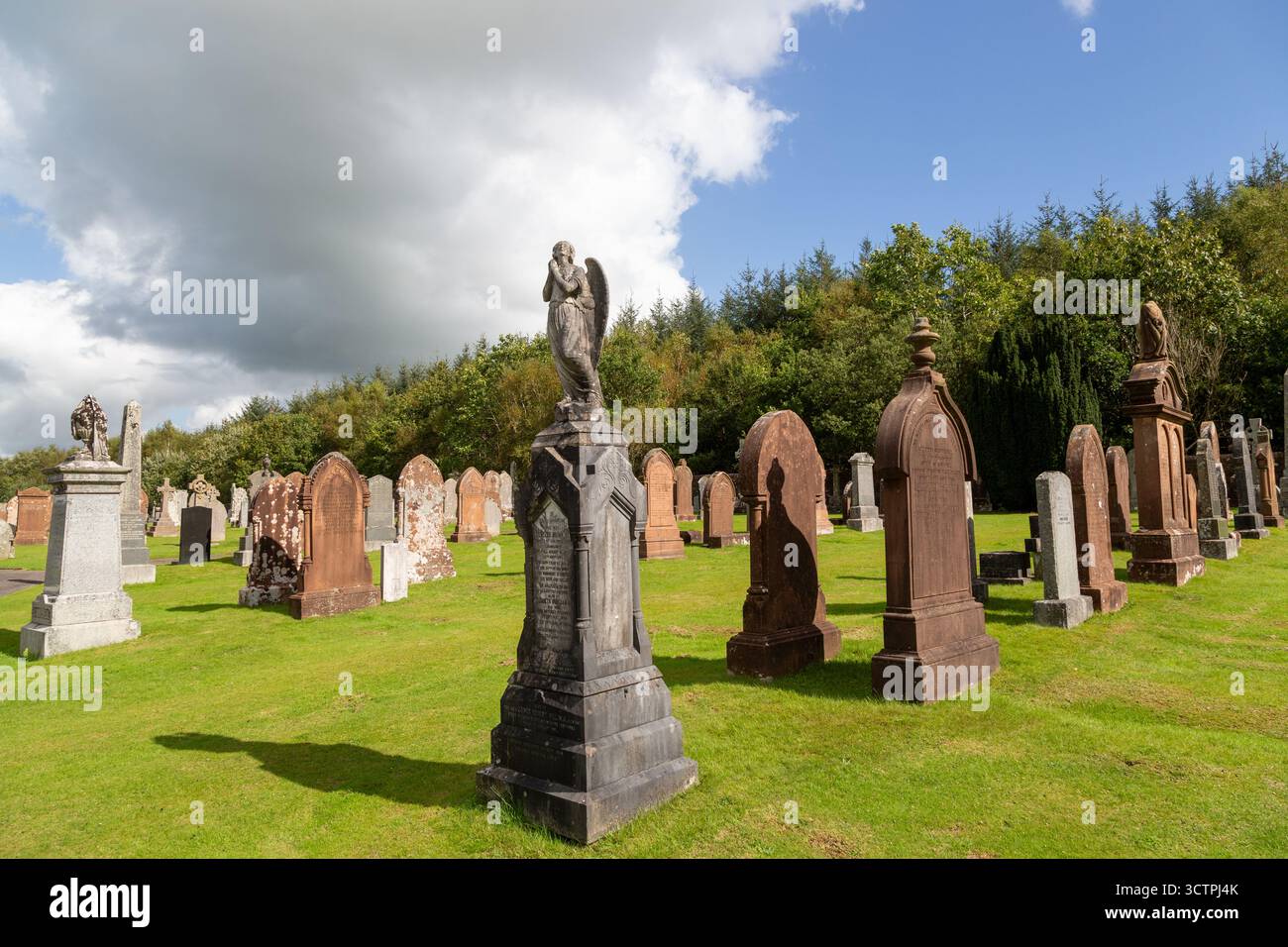 Dryfesdale Cemetery Lockerbie, Scozia Foto Stock