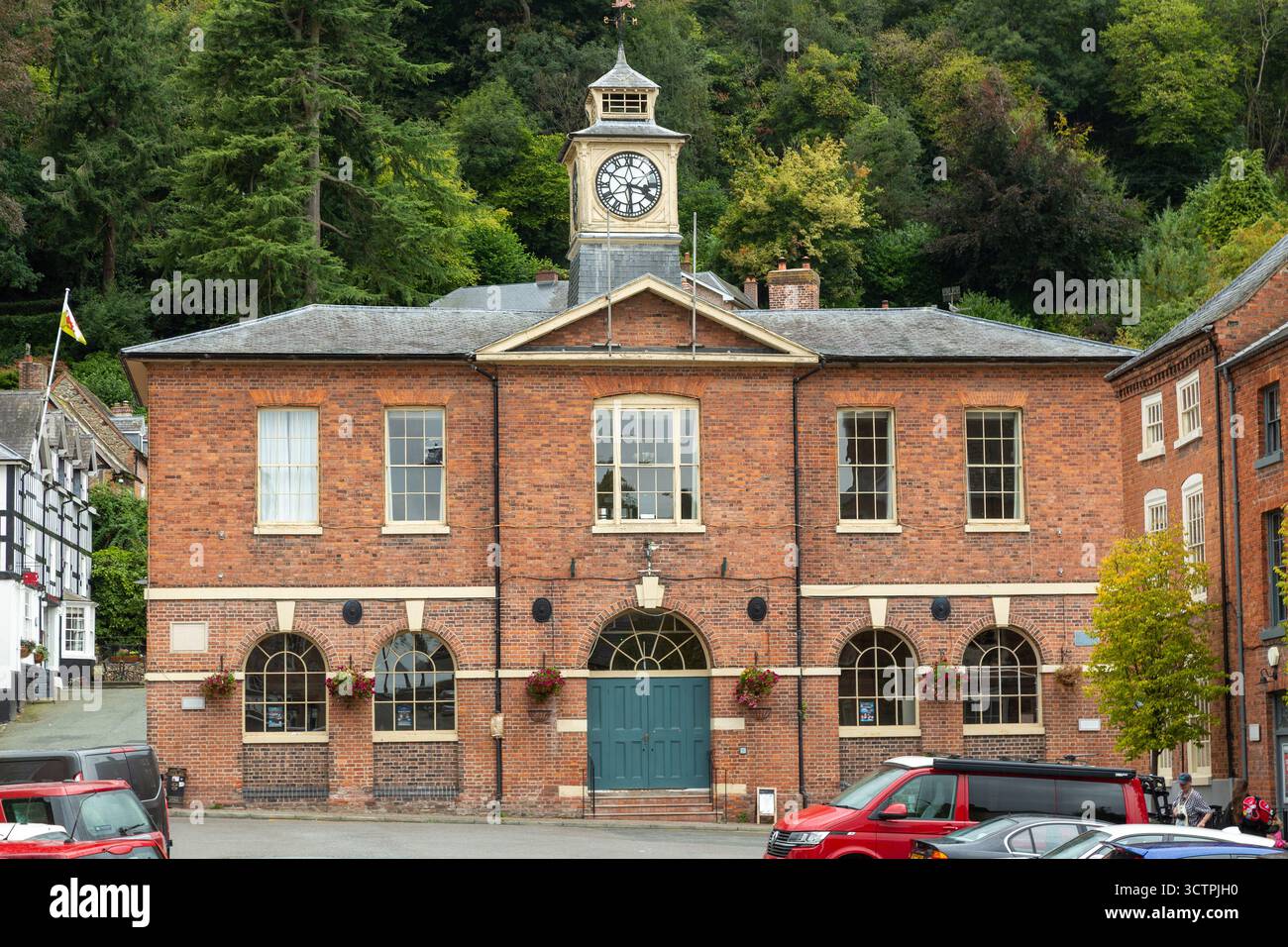 Il municipio di Montgomery è un edificio georgiano con una sala da ballo, a noleggio, adatta a matrimoni, concerti ed eventi locali Foto Stock