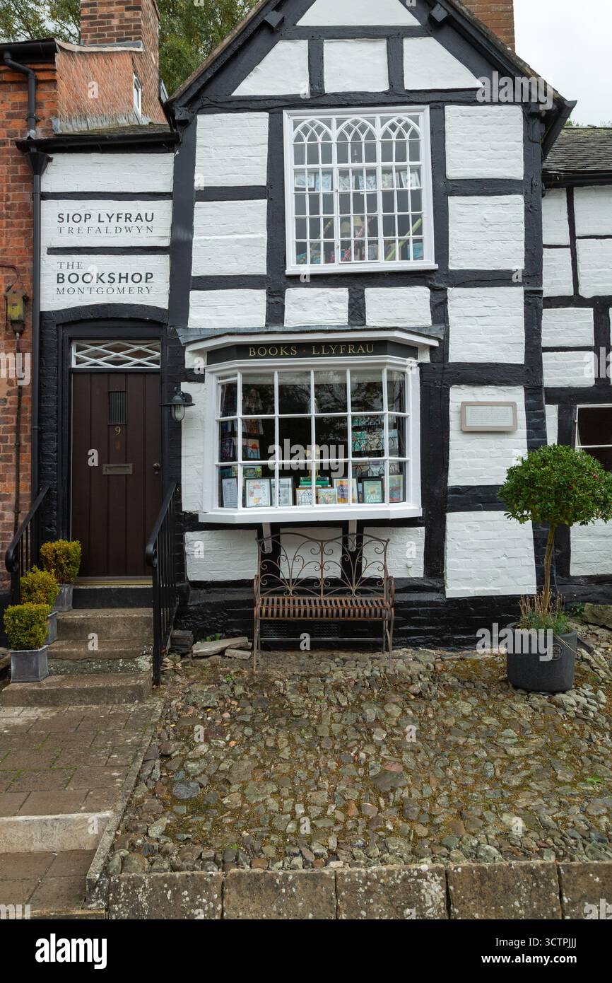 Libreria Eaves & Lord a Montgomery, Powys, Galles, Regno Unito Foto Stock
