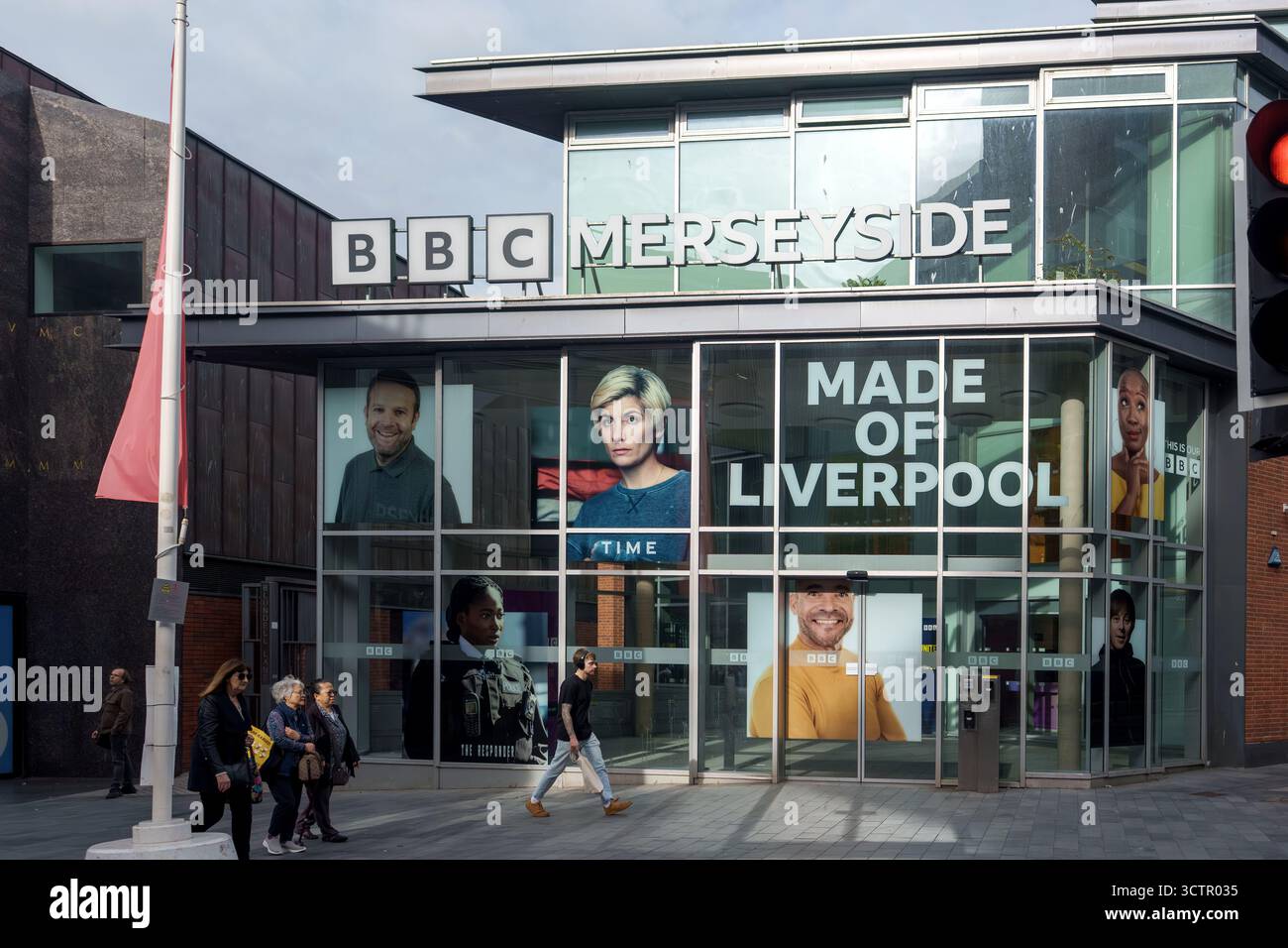 BBC radio Merseyside Studios.Hanover Street, Liverpool, Merseyside, Regno Unito. Ottobre 2025 Foto Stock