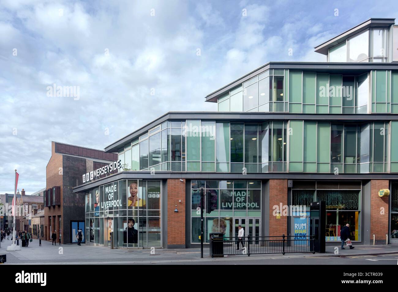 BBC radio Merseyside Studios.Hanover Street, Liverpool, Merseyside, Regno Unito. Ottobre 2025 Foto Stock