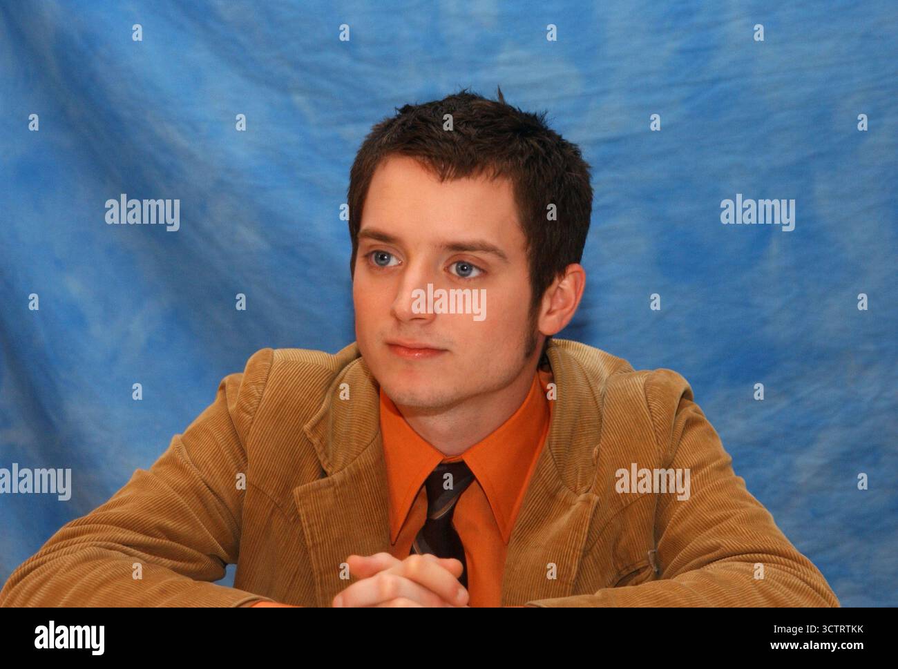 Elijah Wood in conferenza stampa per il Signore degli anelli: Il ritorno del re, Wadsworth Theatre - 05/12/03 Foto Stock