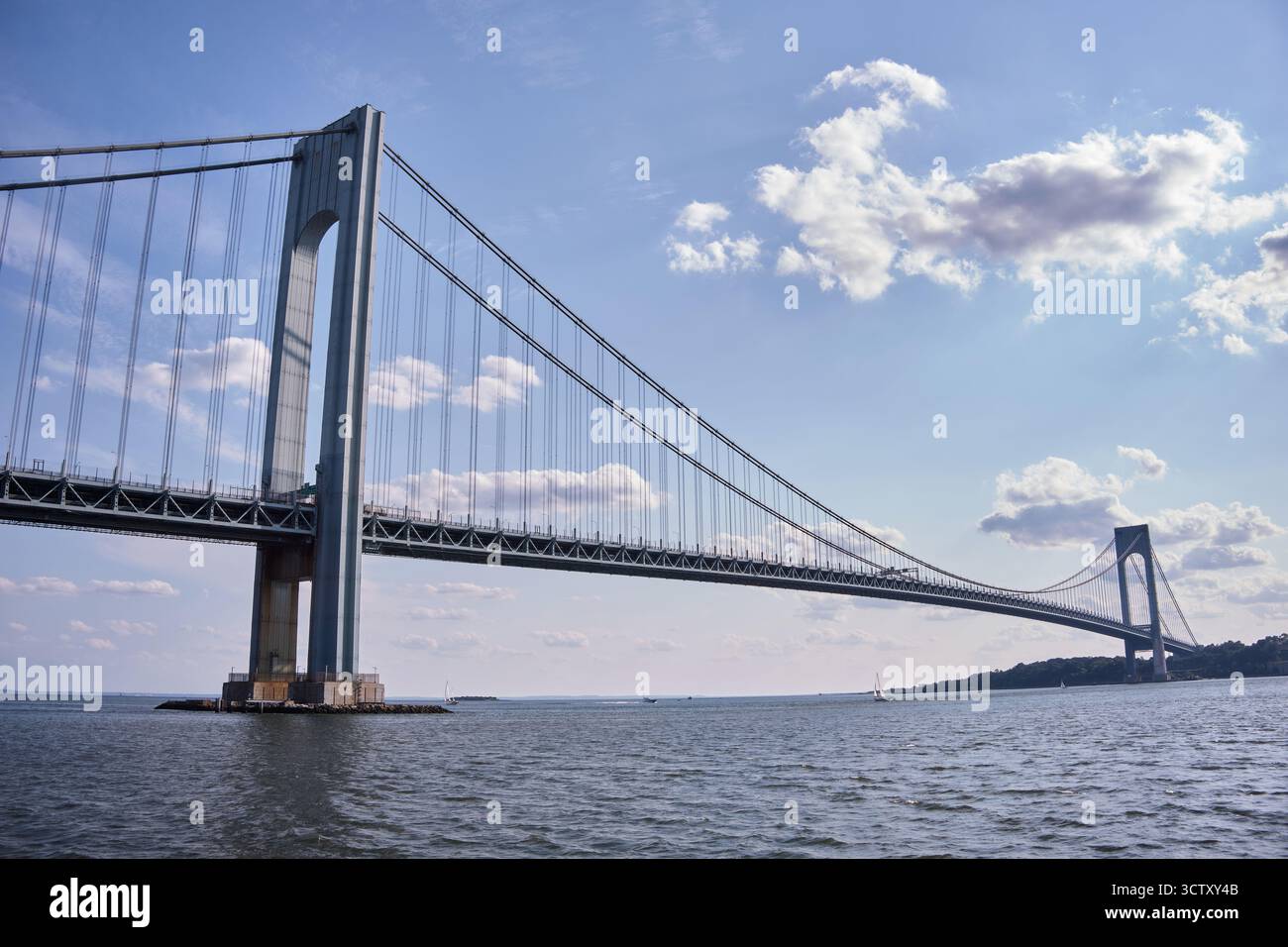 Verrazzano Narrows Bridge Foto Stock