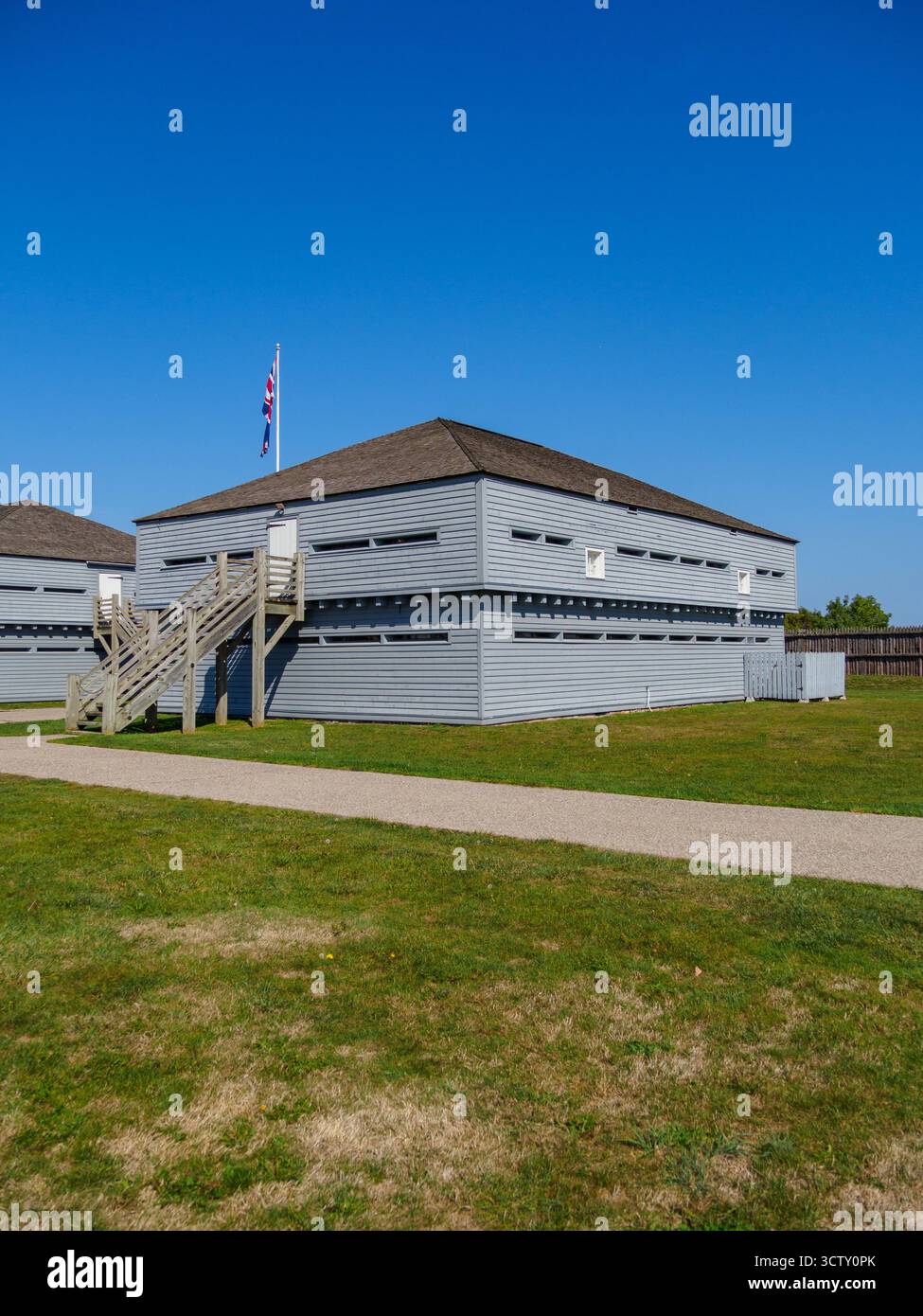 Fort George, The Blockhouse Two, Fort George, Niagara-on-the-Lake, Ontario, Canada Foto Stock