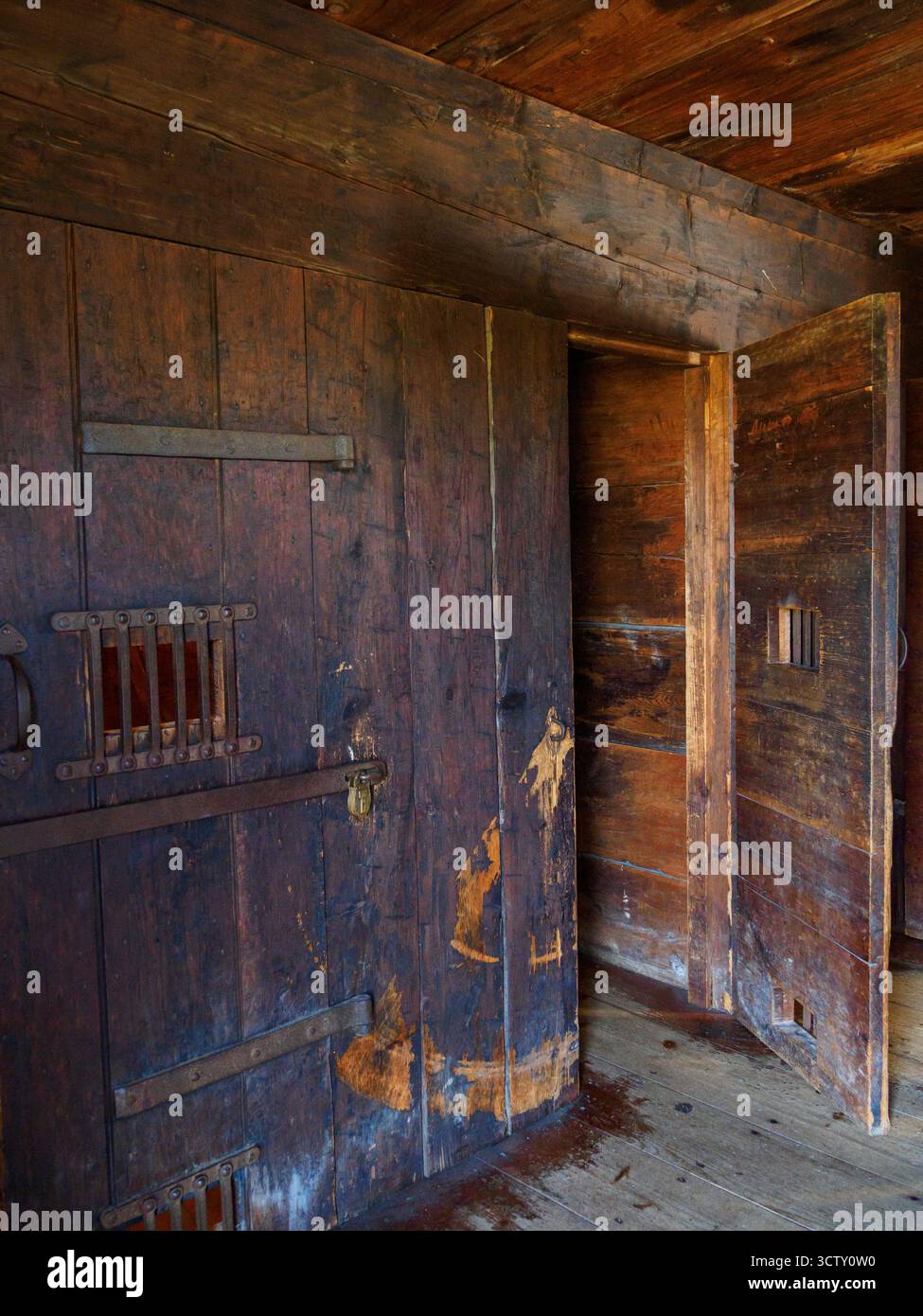 Fort George, Officers' Quarters Guardhouse, Fort George, Niagara-on-the-Lake, Ontario, Canada Foto Stock