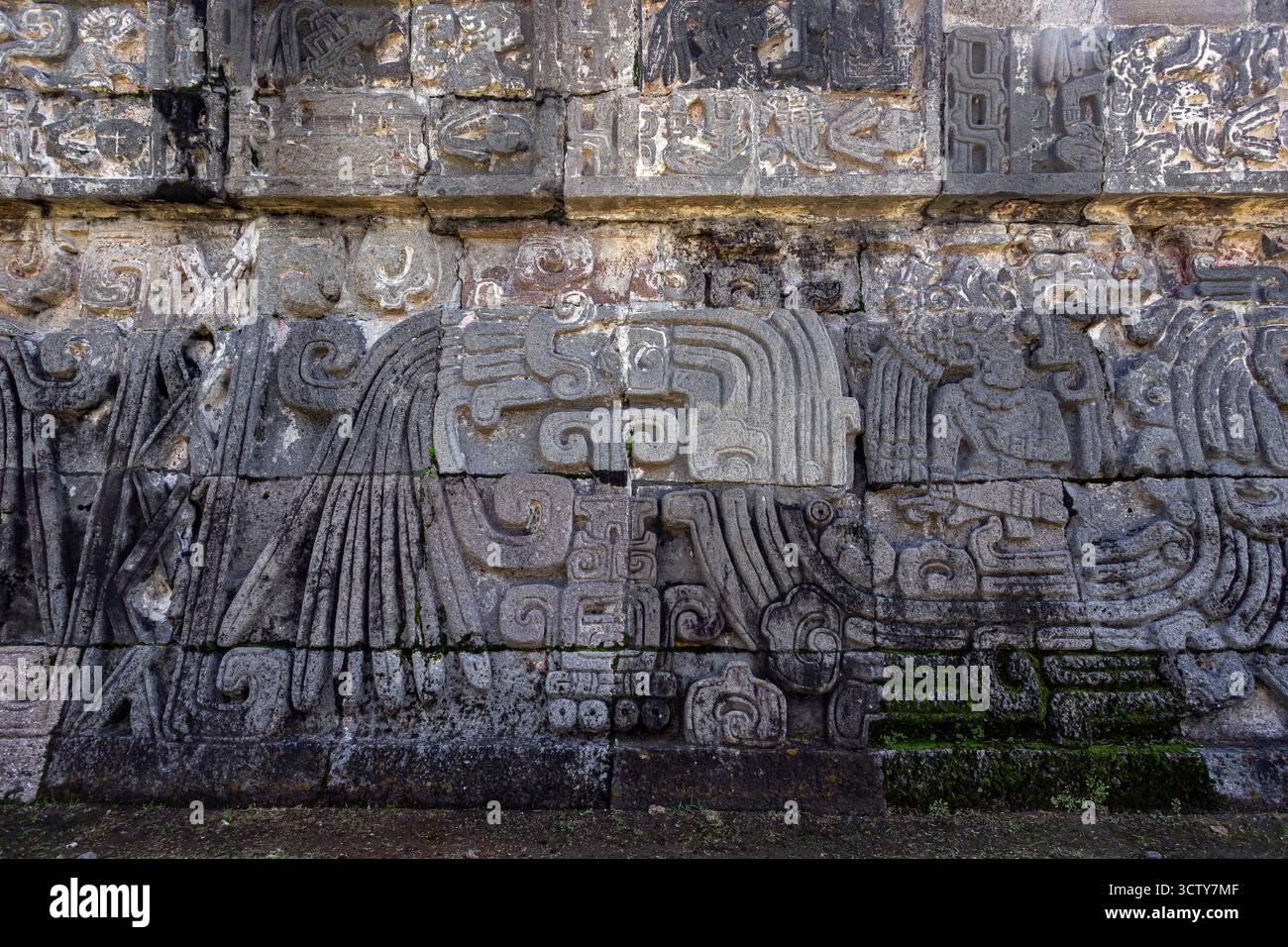 Sito archeologico di Xochicalco, Morelos, Messico Foto Stock