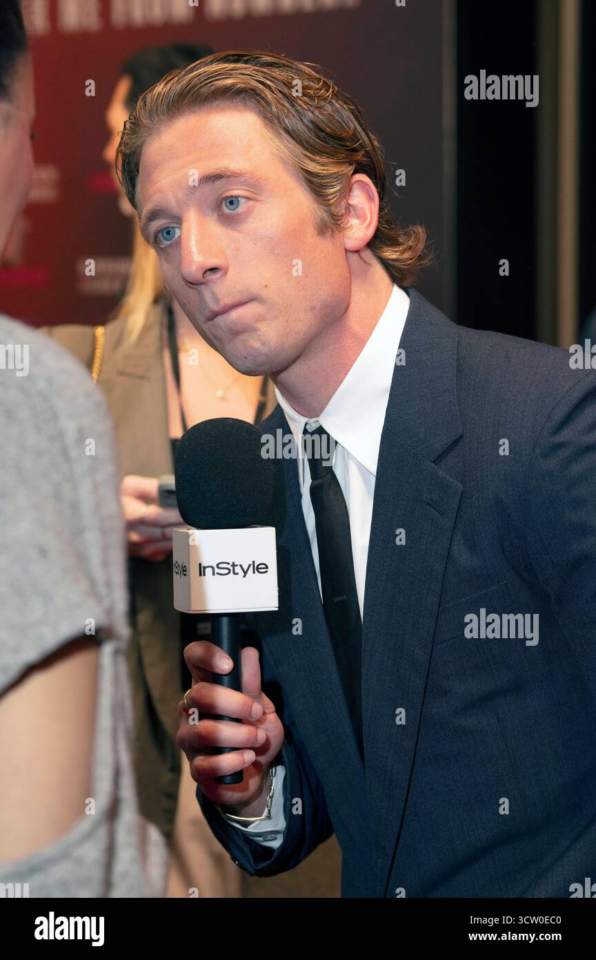 Jeremy Allen White bei der Premiere des Kinofilms Springsteen: Portami da Nowhere im Zoo Palast. Berlino, 08.10.2025 *** Jeremy Allen White alla prima del film Springsteen Deliver me from Nowhere allo Zoo Palast Berlin, 08 10 2025 foto:XJ.xKnowlesx/xFuturexImagex springsteen_5145 Foto Stock