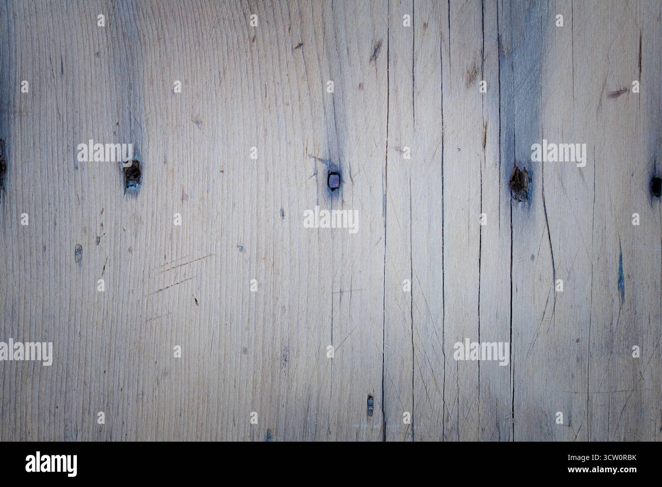 Fondo del pavimento in legno di fienile Foto Stock