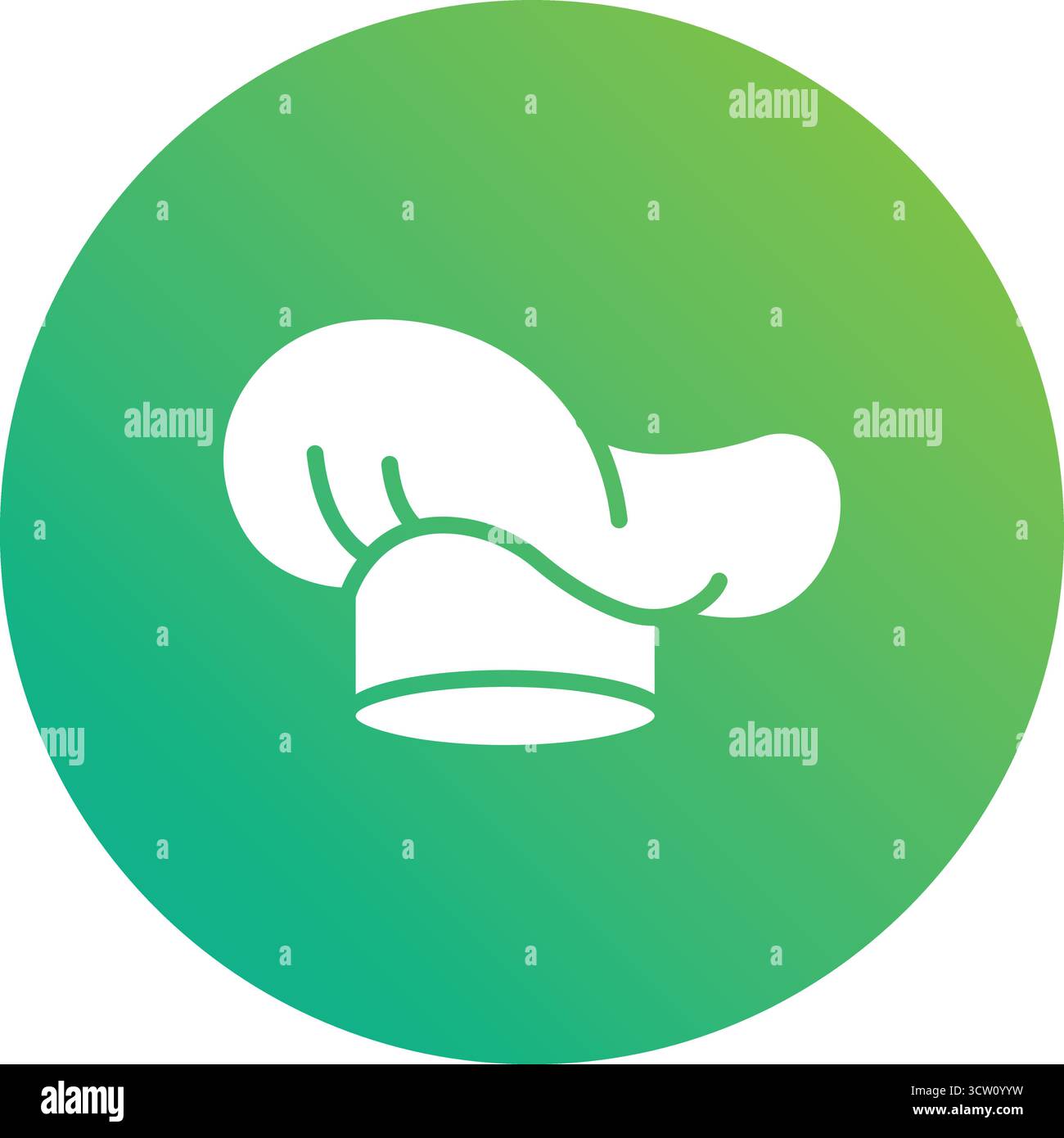 Illustrazione del design dell'icona Chef Hat Vector Illustrazione Vettoriale