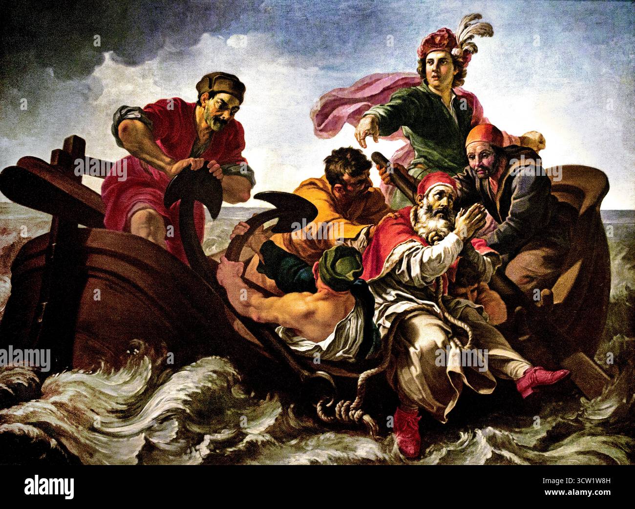 Il Martirio di san Clemente 1725 Pier Leone Ghezzi 1674-1755 Pinacoteca Musei Vaticani Roma Italia Foto Stock