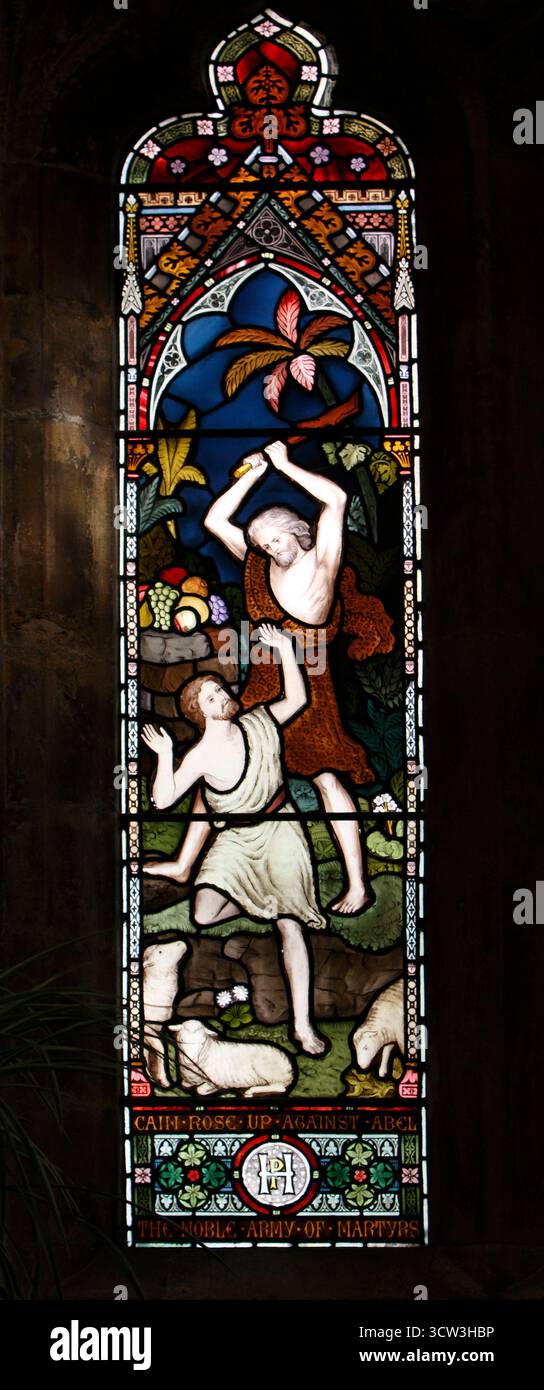 Caino si è alzato contro Abel. Nobile esercito di martiri. Foto Stock