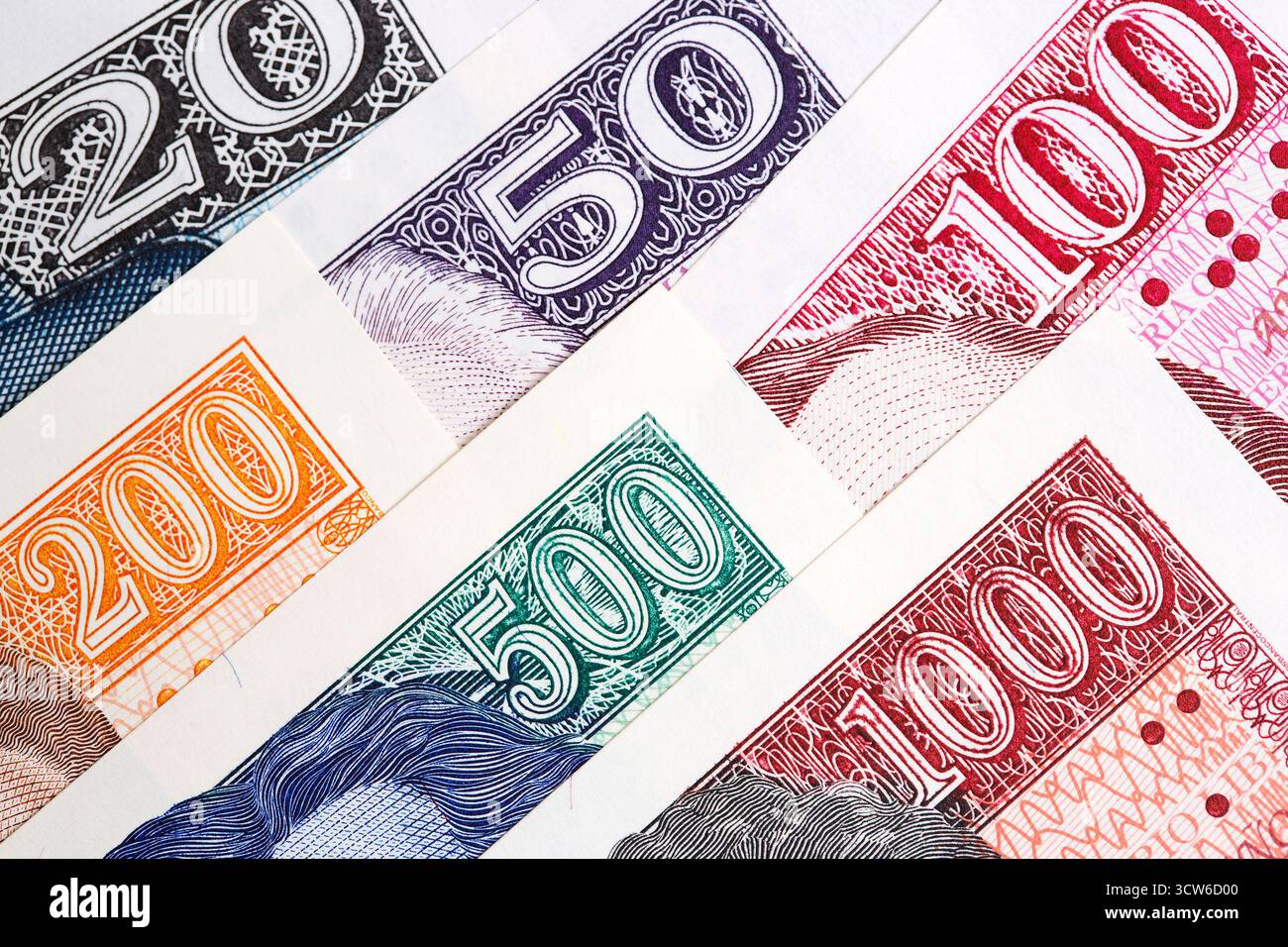 Soldi cubani - peso un background economico Foto Stock