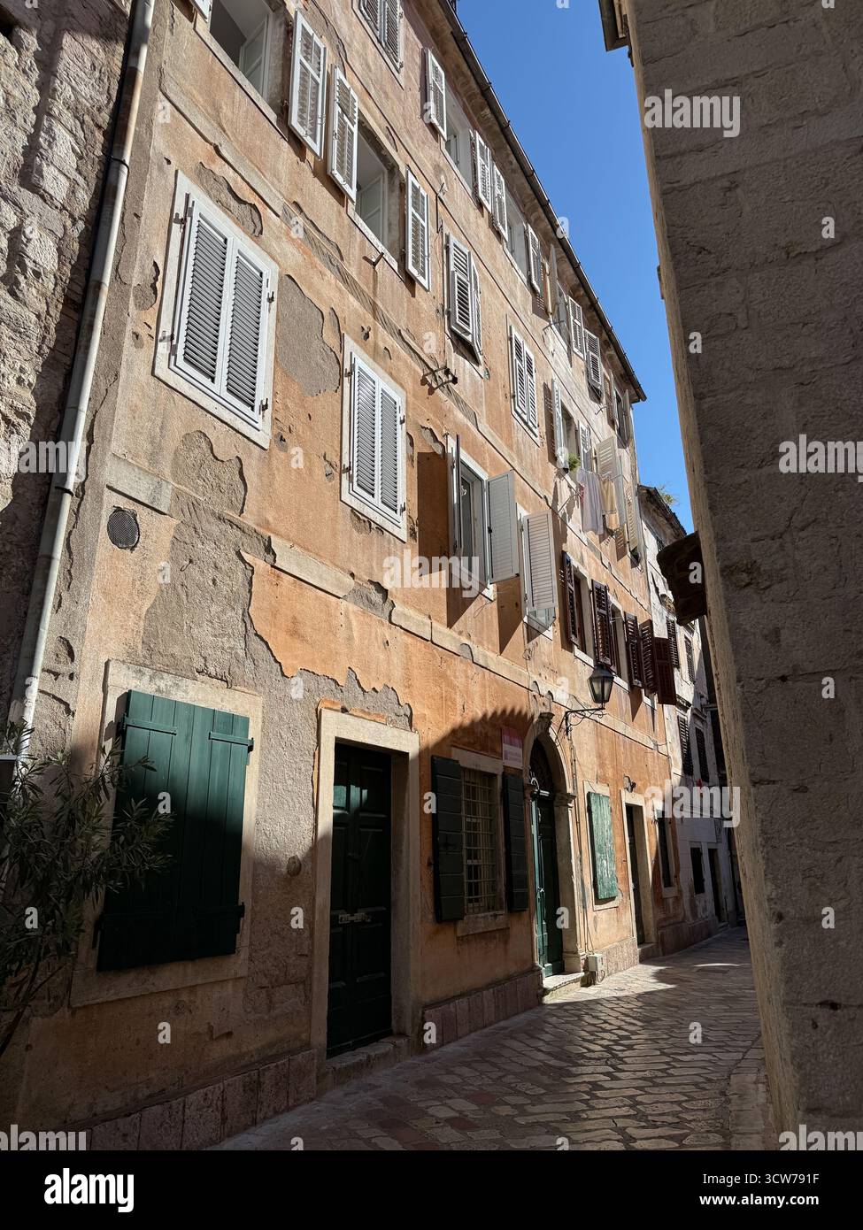 La città vecchia, Cattaro, Montenegro. Foto Stock