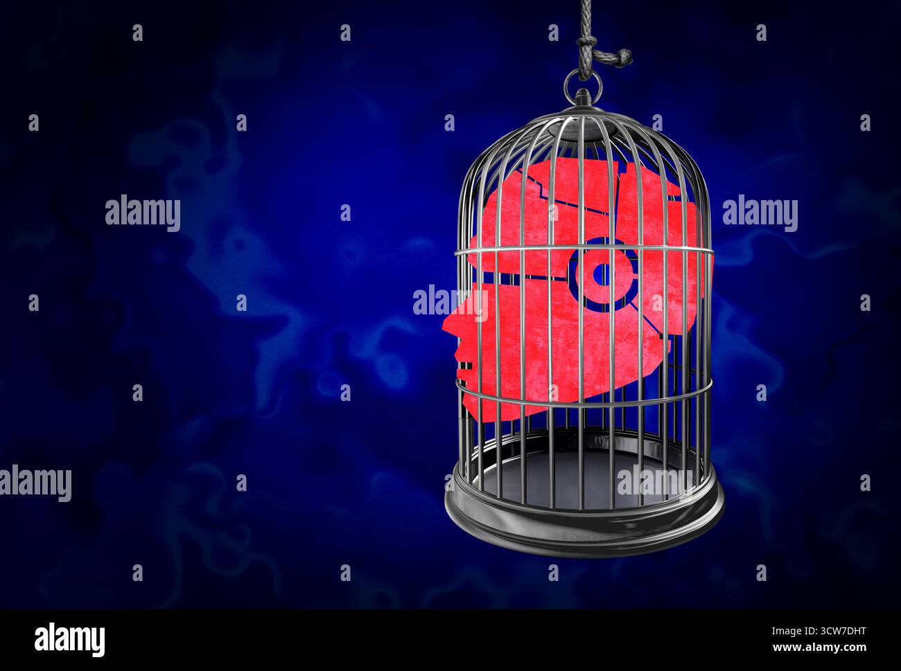 Controllo della tecnologia di intelligenza artificiale e gestione dell'intelligenza artificiale e della sinergia dei robot umani o controllo dell'automazione robotica guidato dagli esseri umani in base alle necessità dei progressi Foto Stock