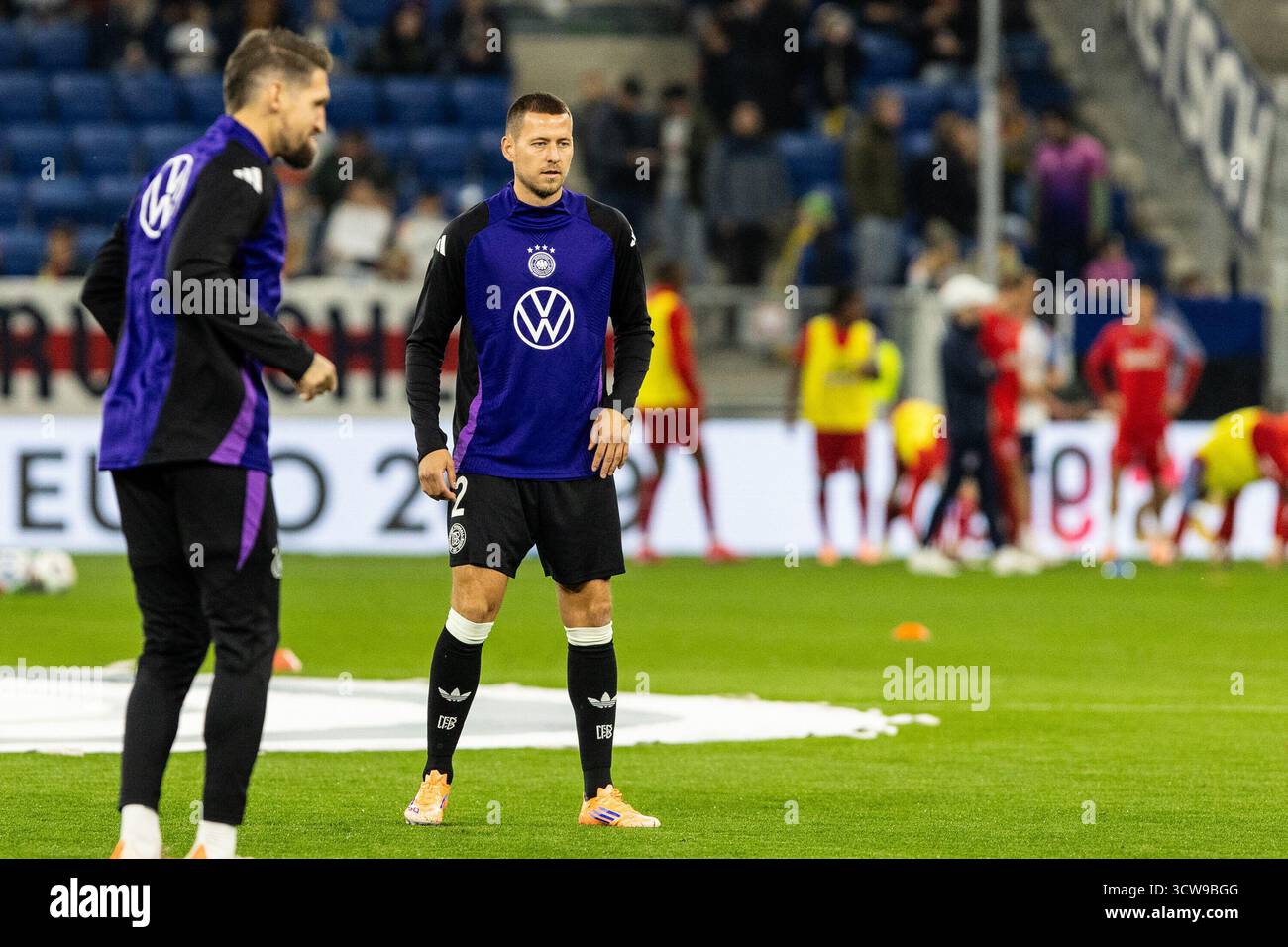 Waldemar Anton (Deutschland, 2) WM-Qualifikation Europa: Deutschland - Luxemburg; PreZero-Arena, Sinsheim; 10.10.2025 regolamenti DFB vietano qualsiasi uso di fotografie come sequenze di immagini e/o quasi video. Foto Stock