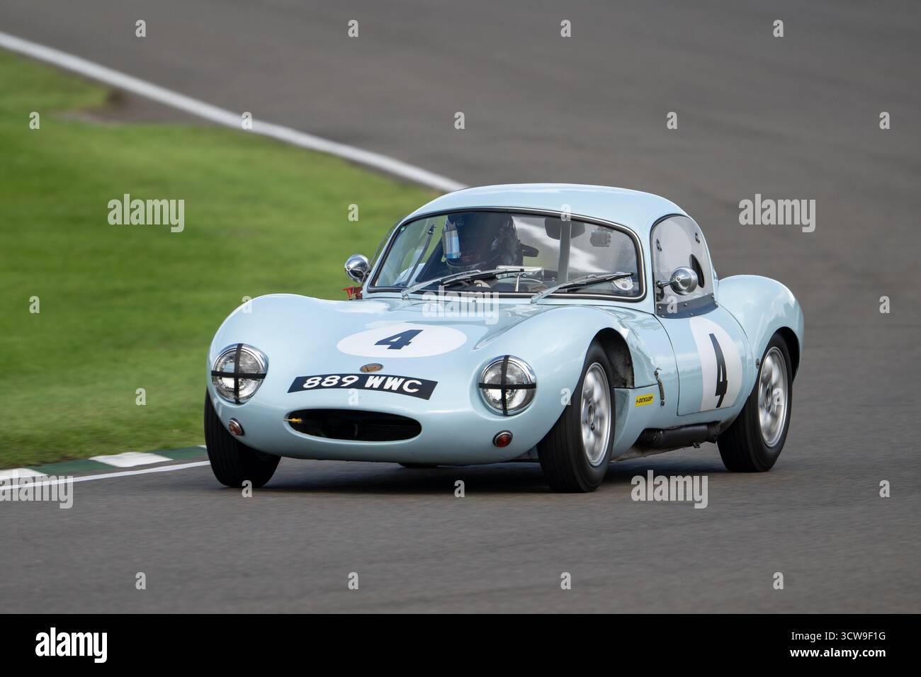 La gara del Fordwater Trophy con auto sportive classiche degli anni '1960 in azione al Goodwood Revival 2025, Goodwood Motor Circuit, Chichester, West Sussex, Foto Stock