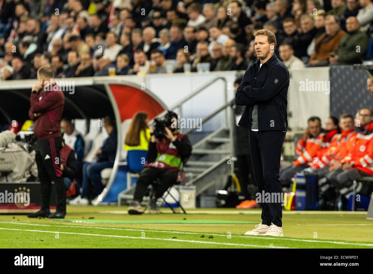 Julian Nagelsmann (Deutschland, Cheftrainer) WM-Qualifikation Europa: Deutschland - Luxemburg; PreZero-Arena, Sinsheim; 10.10.2025 regolamenti DFB vietano qualsiasi uso di fotografie come sequenze di immagini e/o quasi video. Foto Stock