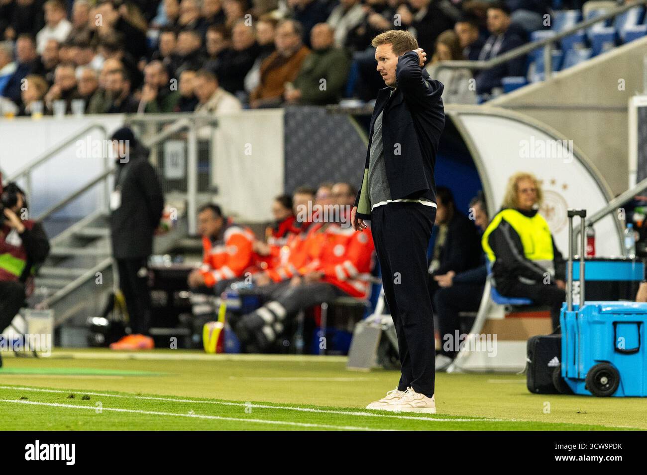 Julian Nagelsmann (Deutschland, Cheftrainer) WM-Qualifikation Europa: Deutschland - Luxemburg; PreZero-Arena, Sinsheim; 10.10.2025 regolamenti DFB vietano qualsiasi uso di fotografie come sequenze di immagini e/o quasi video. Foto Stock