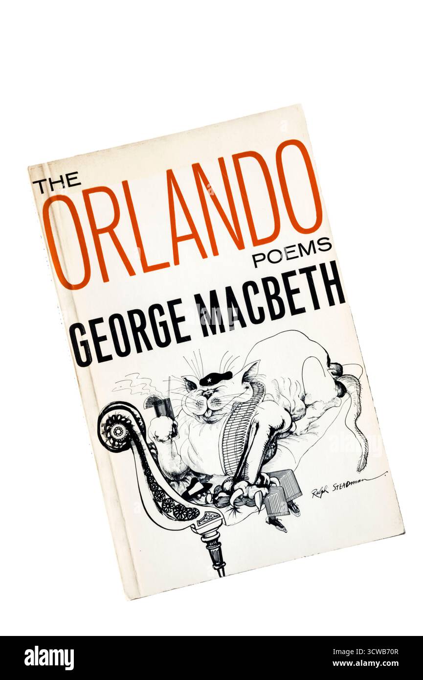 Una copia cartacea delle poesie di Orlando di George Macbeth. Pubblicato per la prima volta nel 1971. Foto Stock