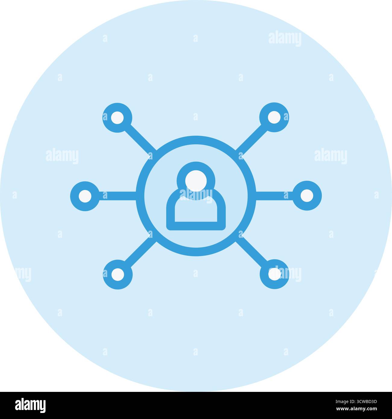 Illustrazione della progettazione dell'icona del vettore di marketing affiliato Illustrazione Vettoriale