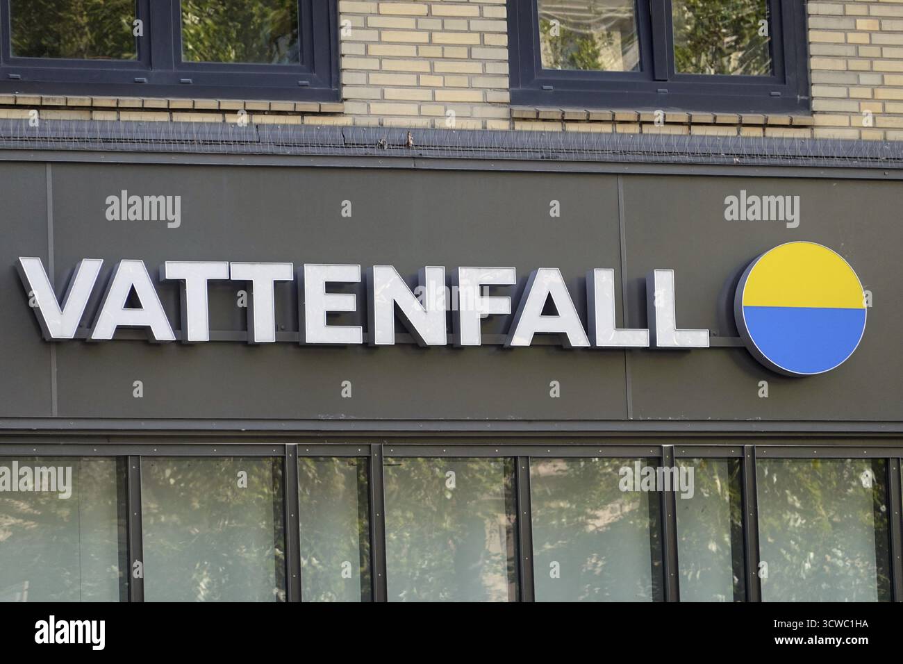 Shop di Vattenfall GmbH, una controllata della società energetica svedese Vattenfall AB. - Immagine simbolica, Germania, Amburgo Foto Stock