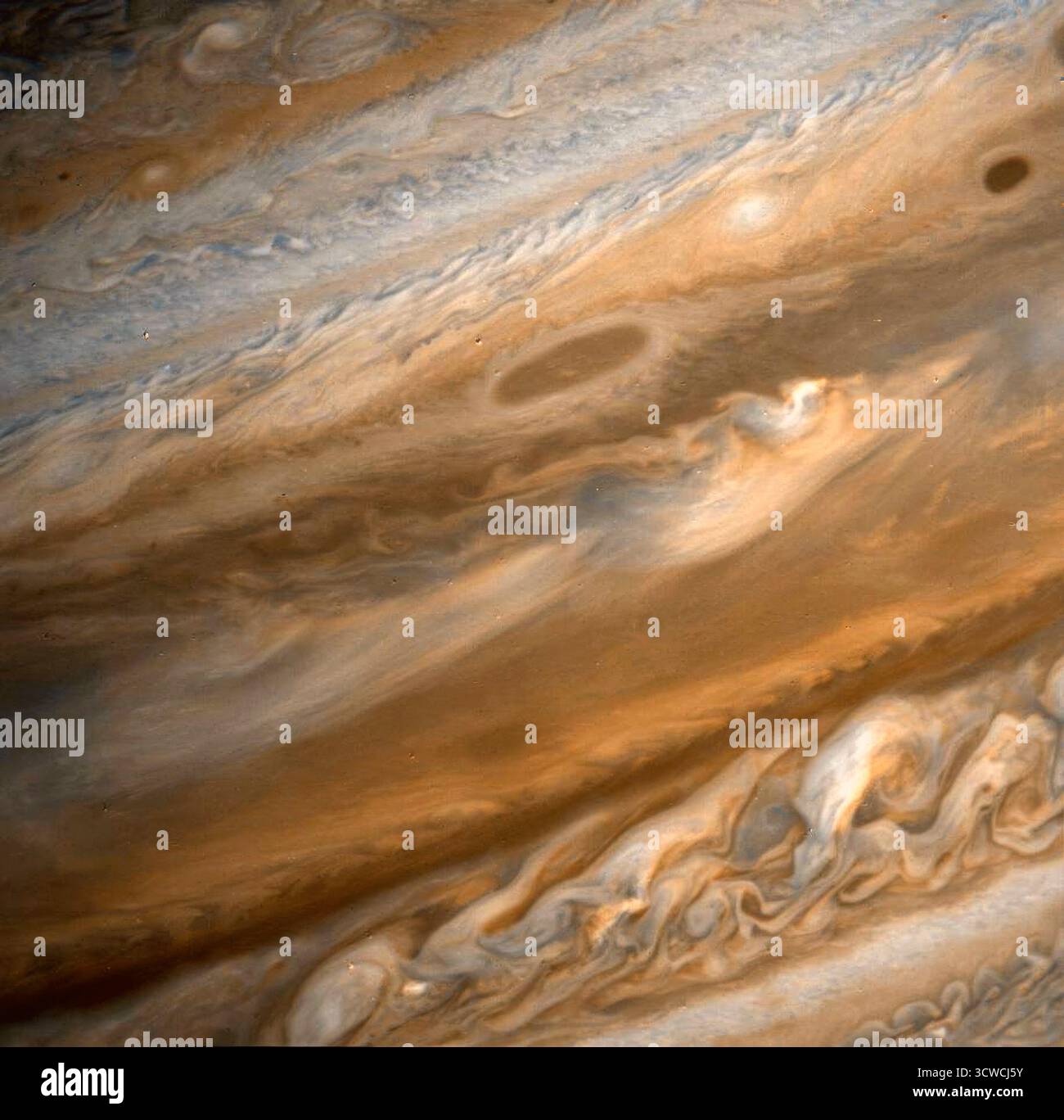 Giove di Voyager 2 Foto Stock