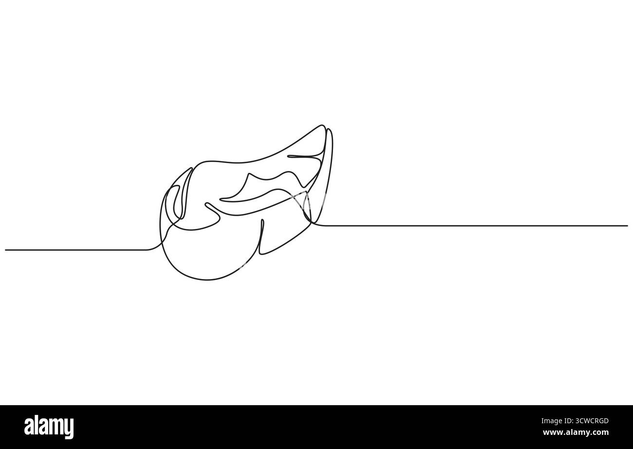 Disegno continuo di carne di vitello, maiale, manzo, carne di vitello, bistecca, barbecue, Illustrazione Vettoriale