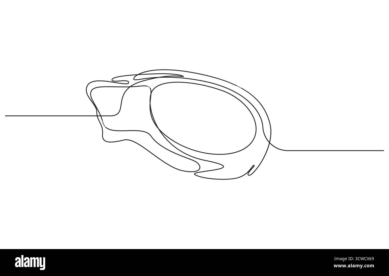 Disegno continuo di carne di vitello, maiale, manzo, carne di vitello, bistecca, barbecue, Illustrazione Vettoriale