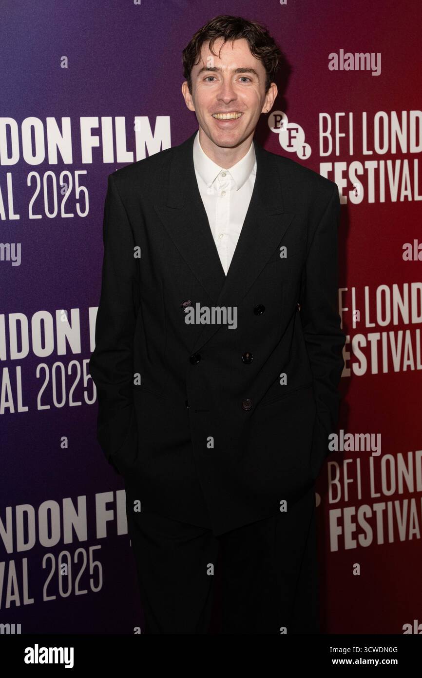 Matthew Beard partecipa alla proiezione di a Testament of Ann Lee al Curzon Mayfair di Londra, come parte del BFI London Film Festival. Data foto: Sabato 11 ottobre 2025. Foto Stock