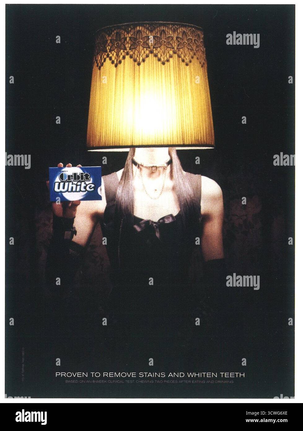 2007 Orbit White Gum ad Foto Stock