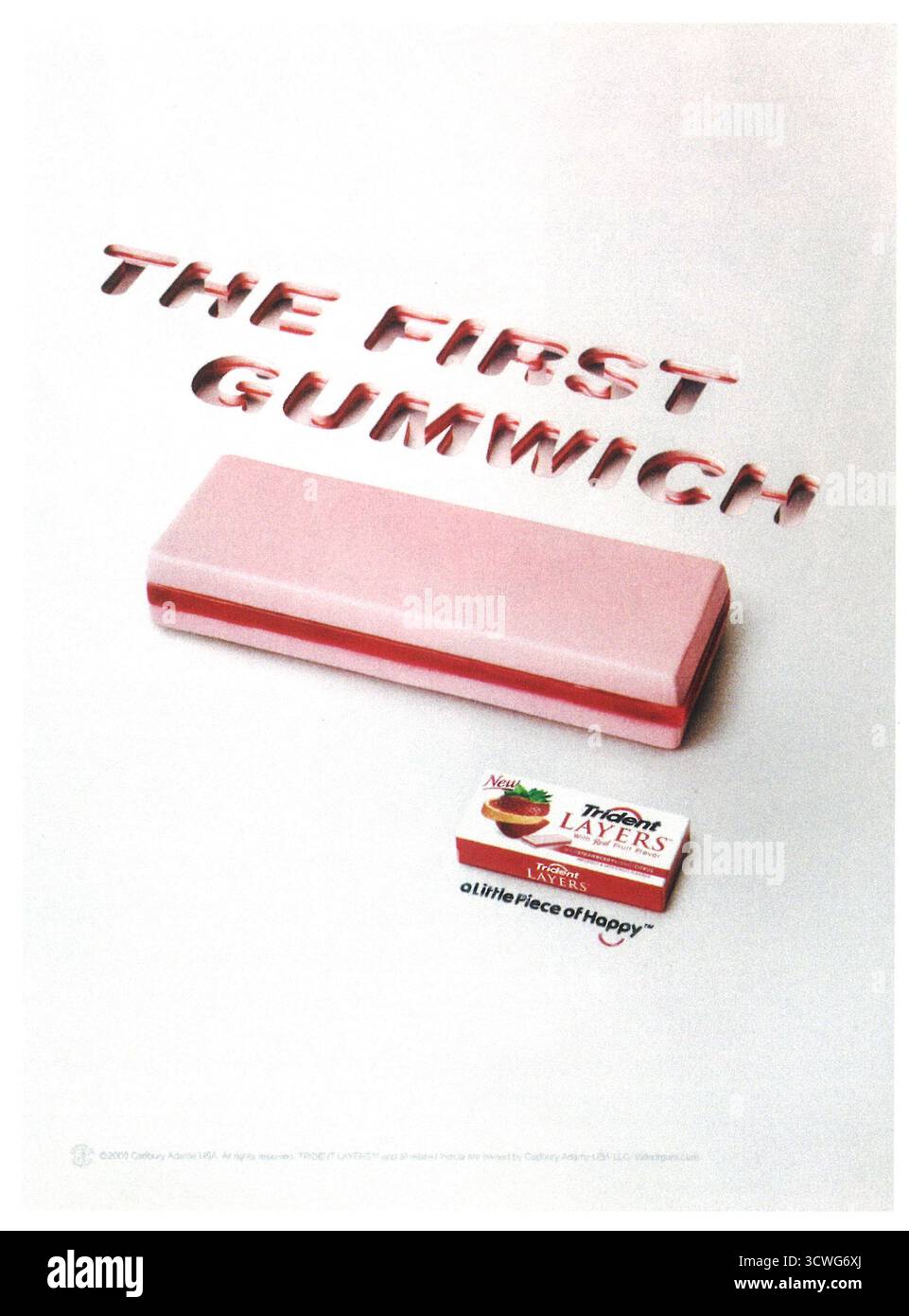 2010 Trident Layers gomma ad Foto Stock