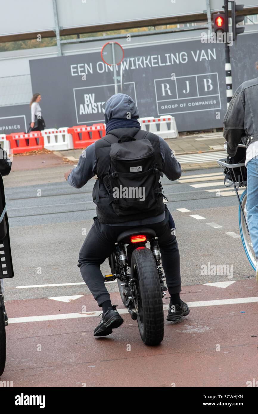 Backside Fatbike ad Amsterdam, Paesi Bassi, 7-10-2025 Foto Stock