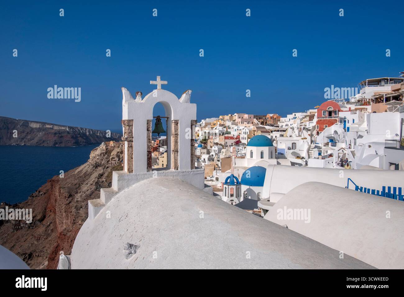 Oia, Santorini, Grecia Foto Stock