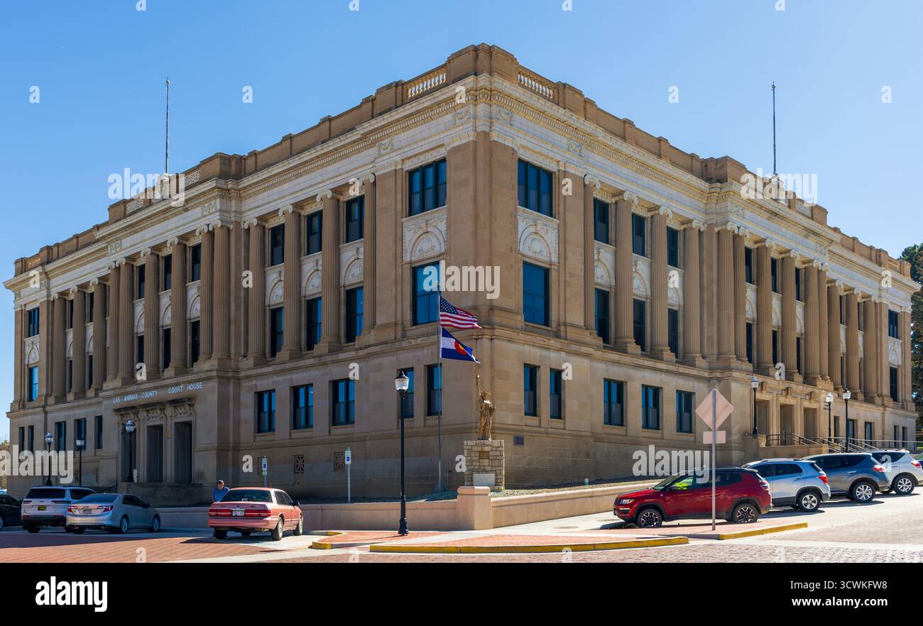Trinidad, Colorado - 2 ottobre 2025: Tribunale della contea di Las Animas a Trinidad, Colorado Foto Stock