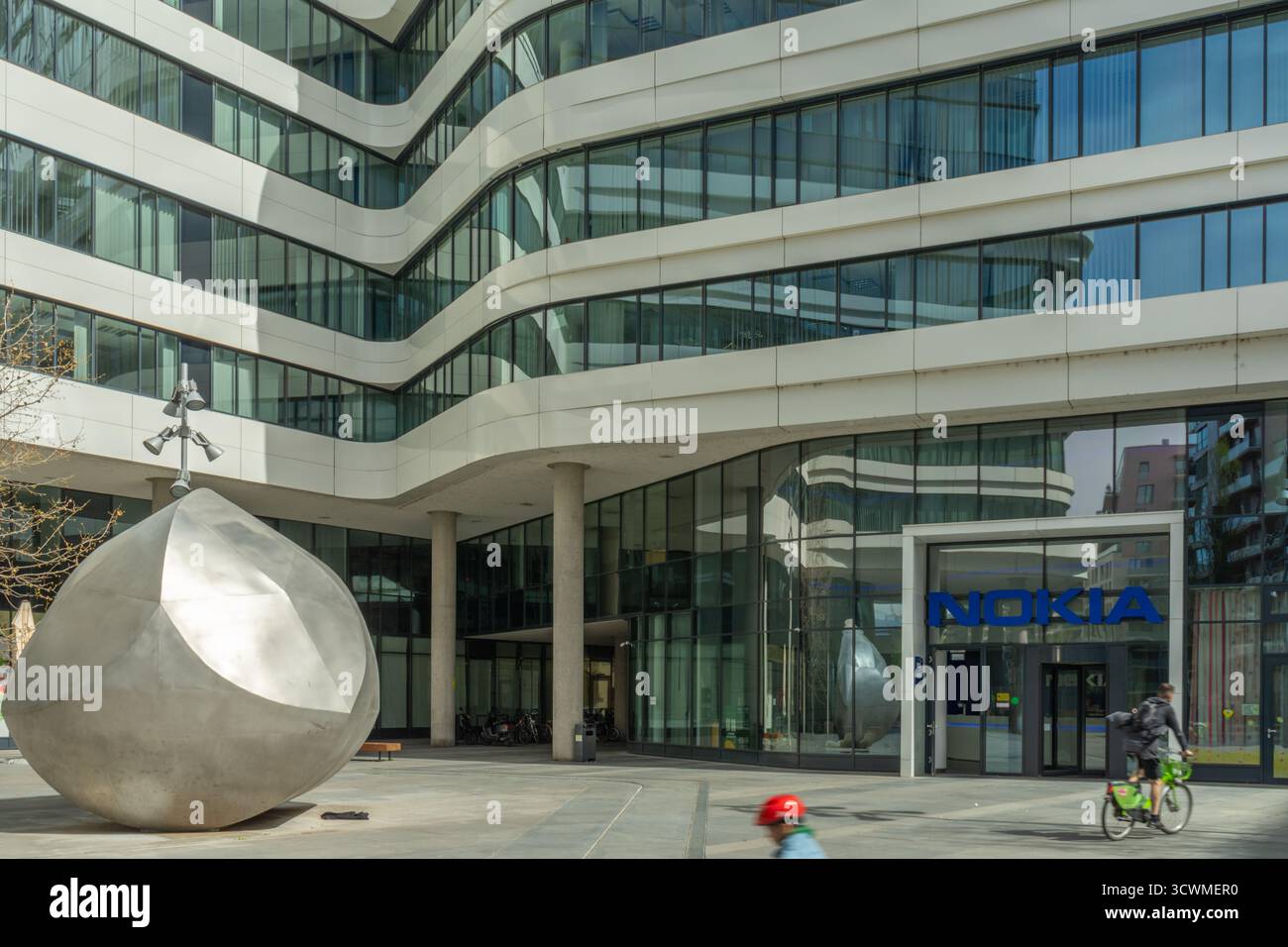 La sede centrale della Nokia a Budapest, Ungheria, uno dei principali centri di ricerca e sviluppo e tecnologia dell’Europa centrale. Foto Stock