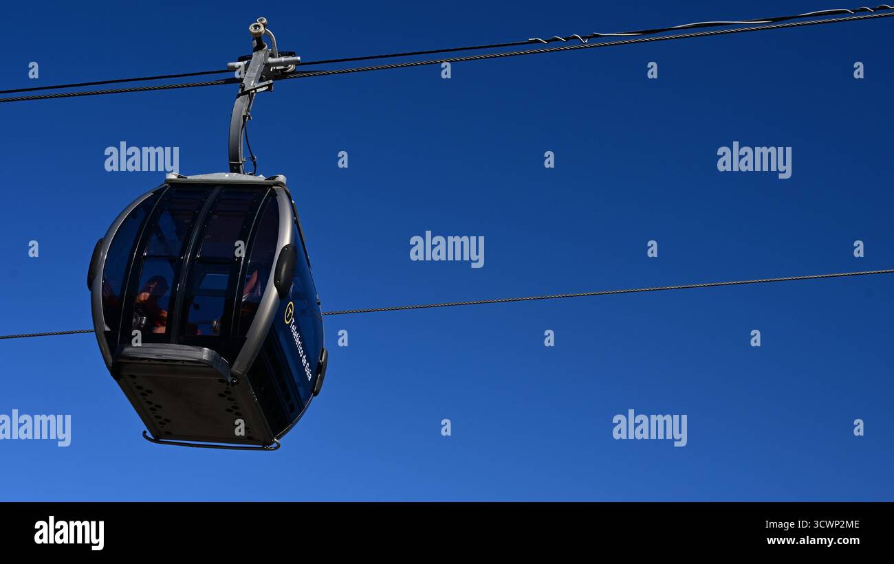 Funivia a Porto Portogallo. Foto Stock