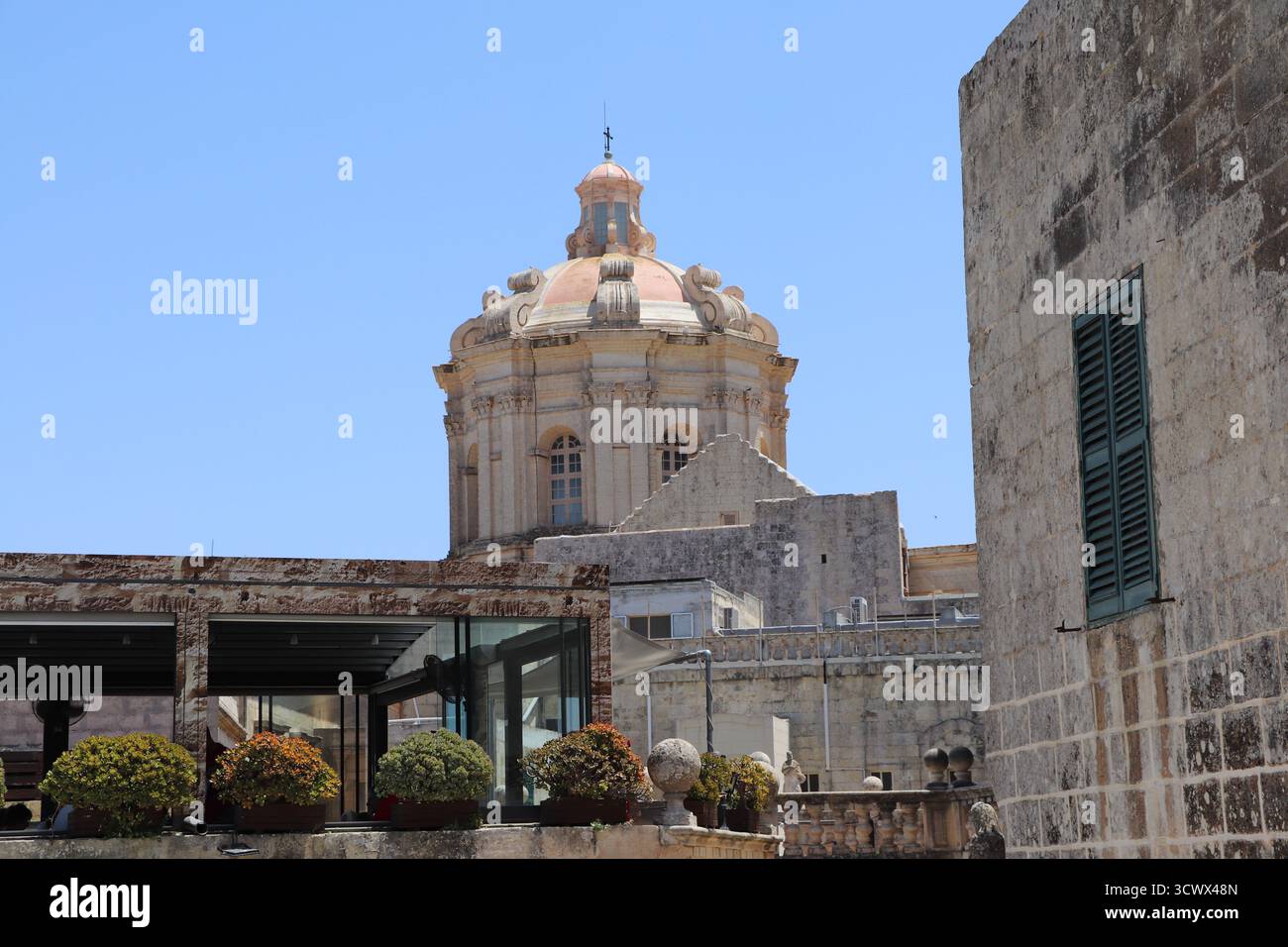 Cattedrale di San Paolo, Mdina, Malta Foto Stock