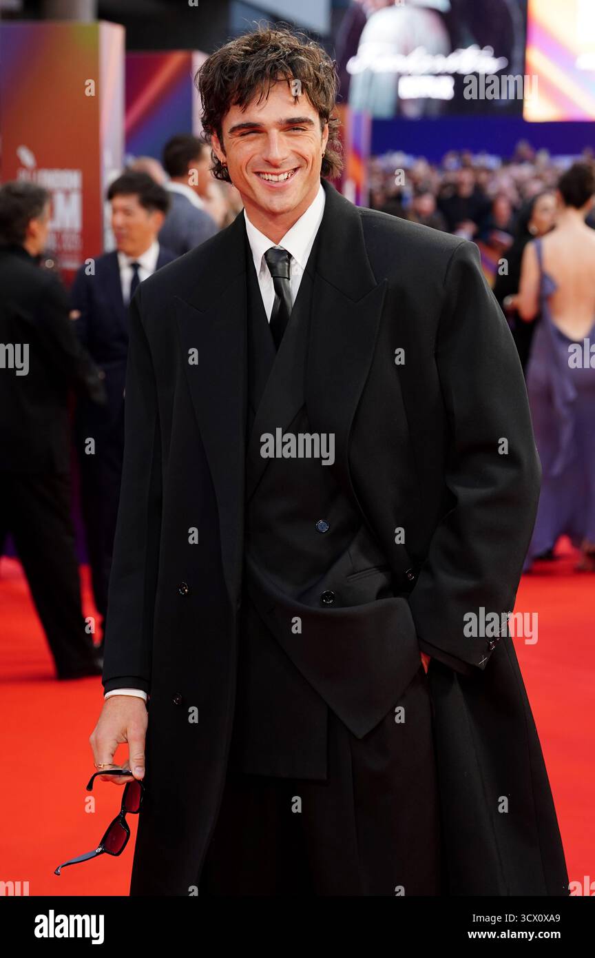Jacob Elordi partecipa alla proiezione di Frankenstein al Southbank Centre, Royal Festival Hall, Londra, come parte del BFI London Film Festival. Data foto: Lunedì 13 ottobre 2025. Foto Stock