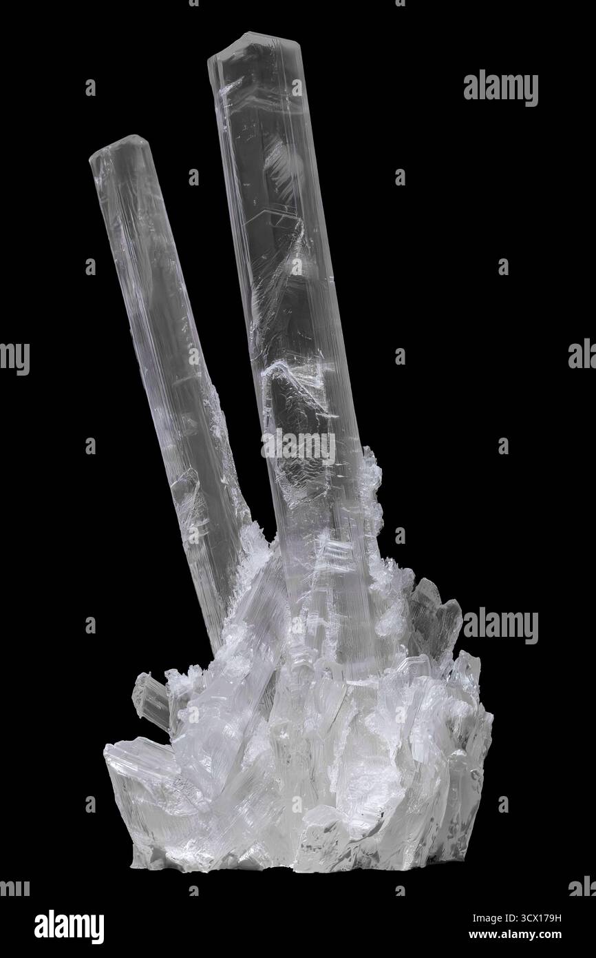 Quarzo (SiO₂), Silver Star District, Montana, Stati Uniti. Foto Stock