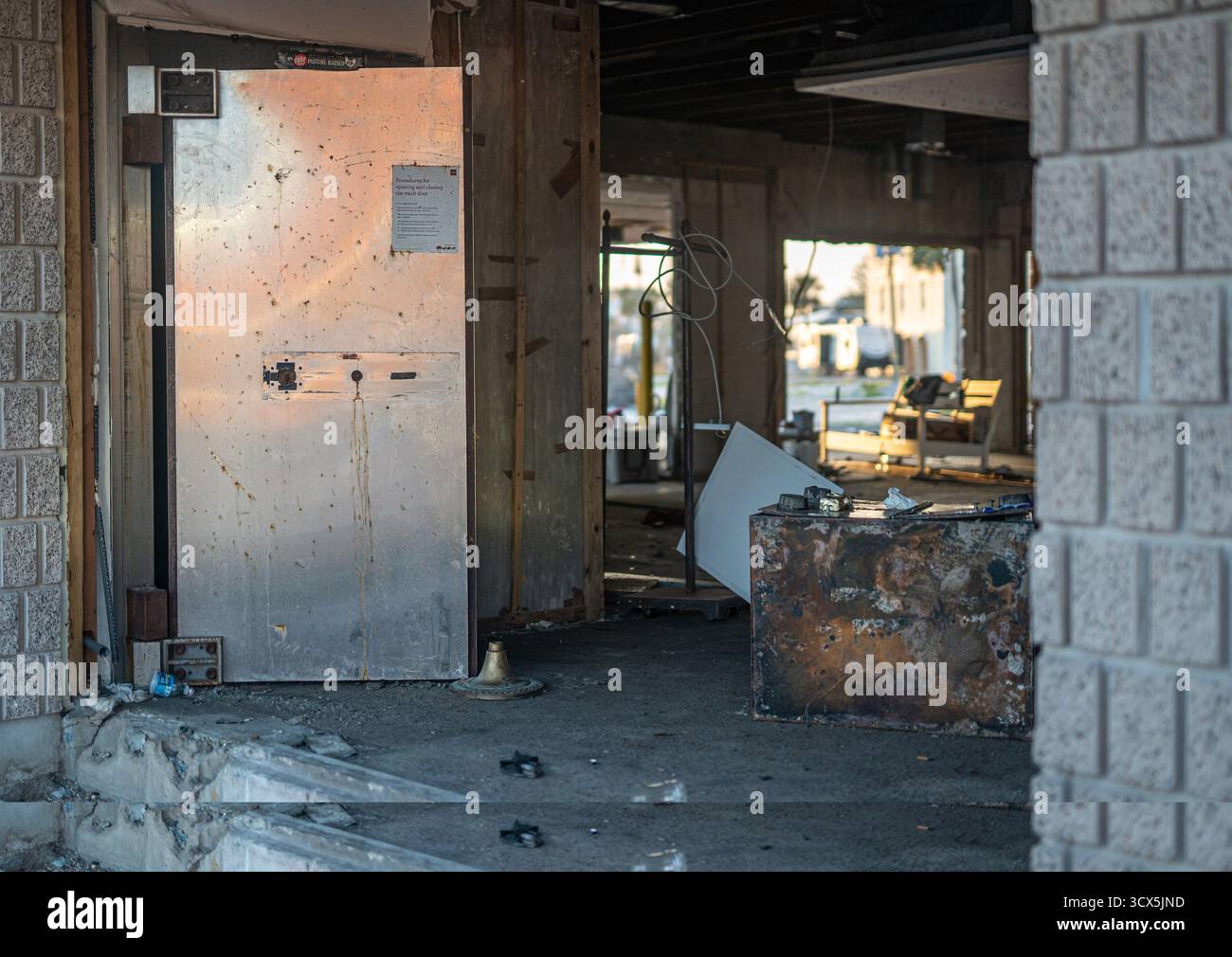 Aperto rotto Foto Stock