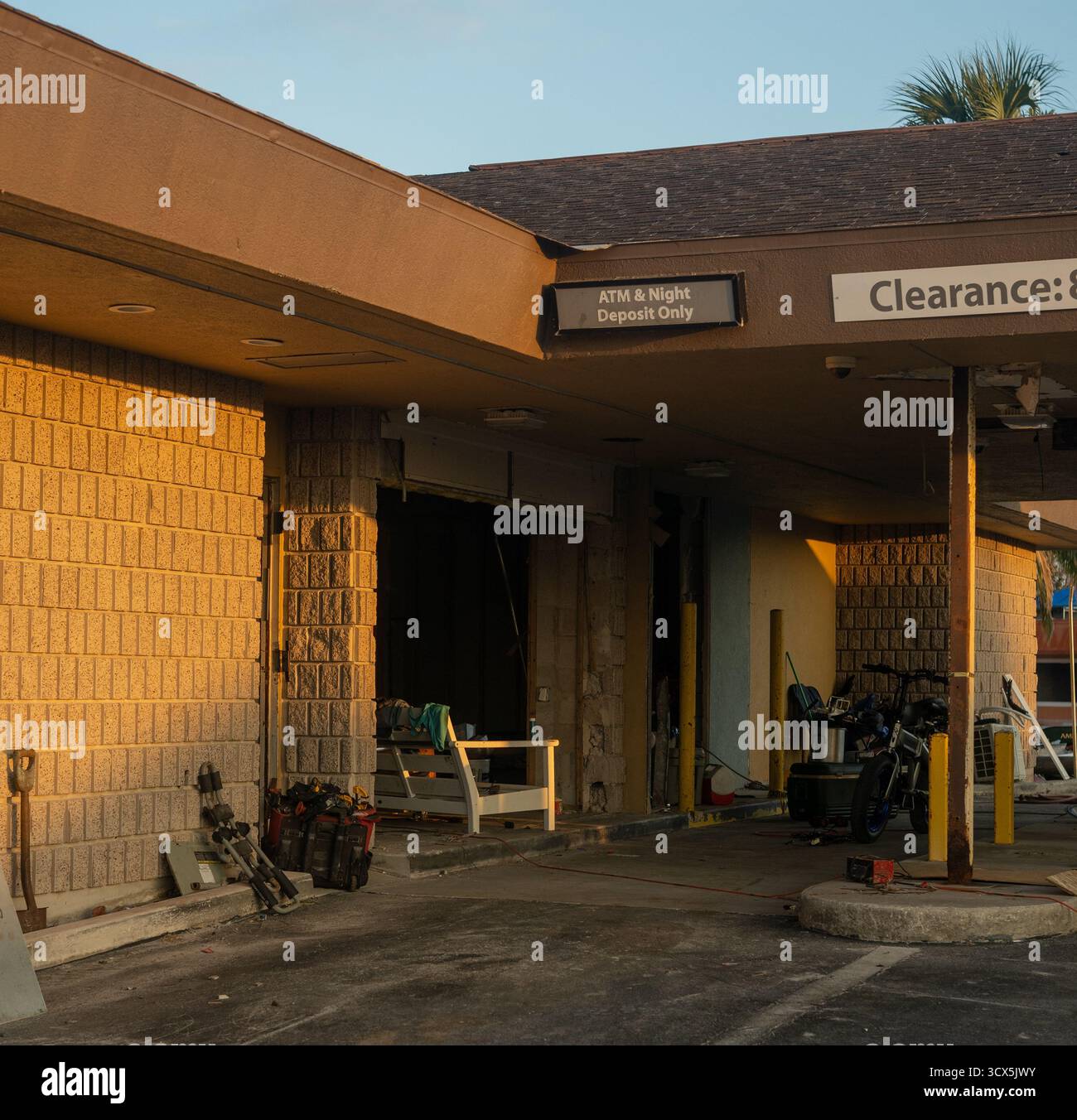 Ghost Town al bancomat Foto Stock