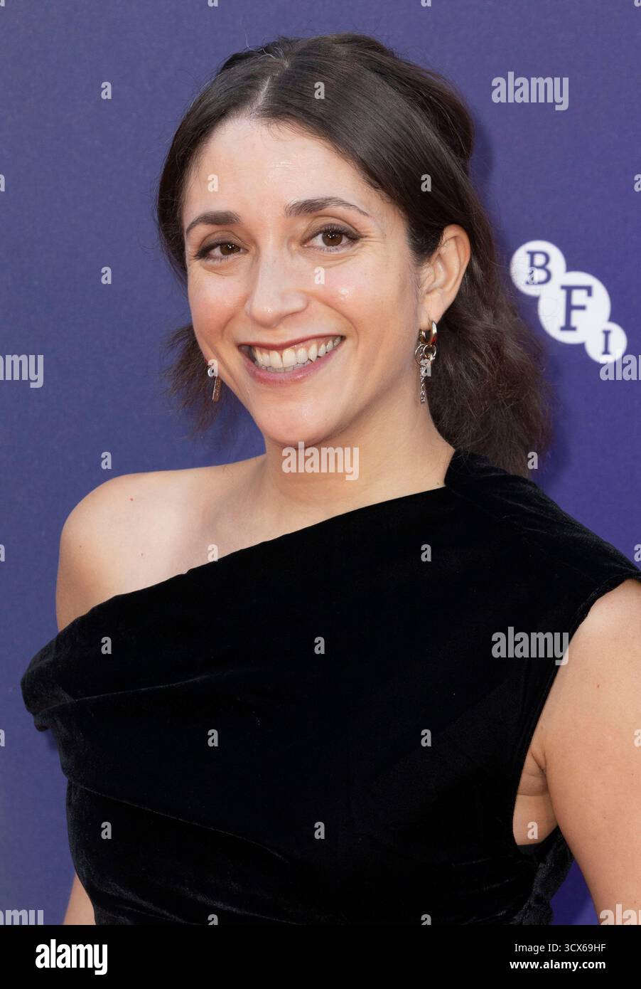 Emilie Levienaise-Farrouch alla proiezione di «H is for Hawk» al Southbank Centre, Royal Festival Hall, nell’ambito del BFI London Film Festival Foto Stock