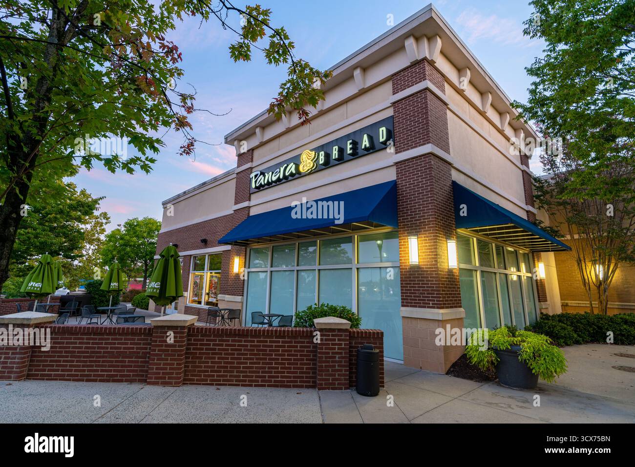 Panera Bread Beaver Creek, ristorante, facciata esterna dell'edificio, fronte del negozio Foto Stock