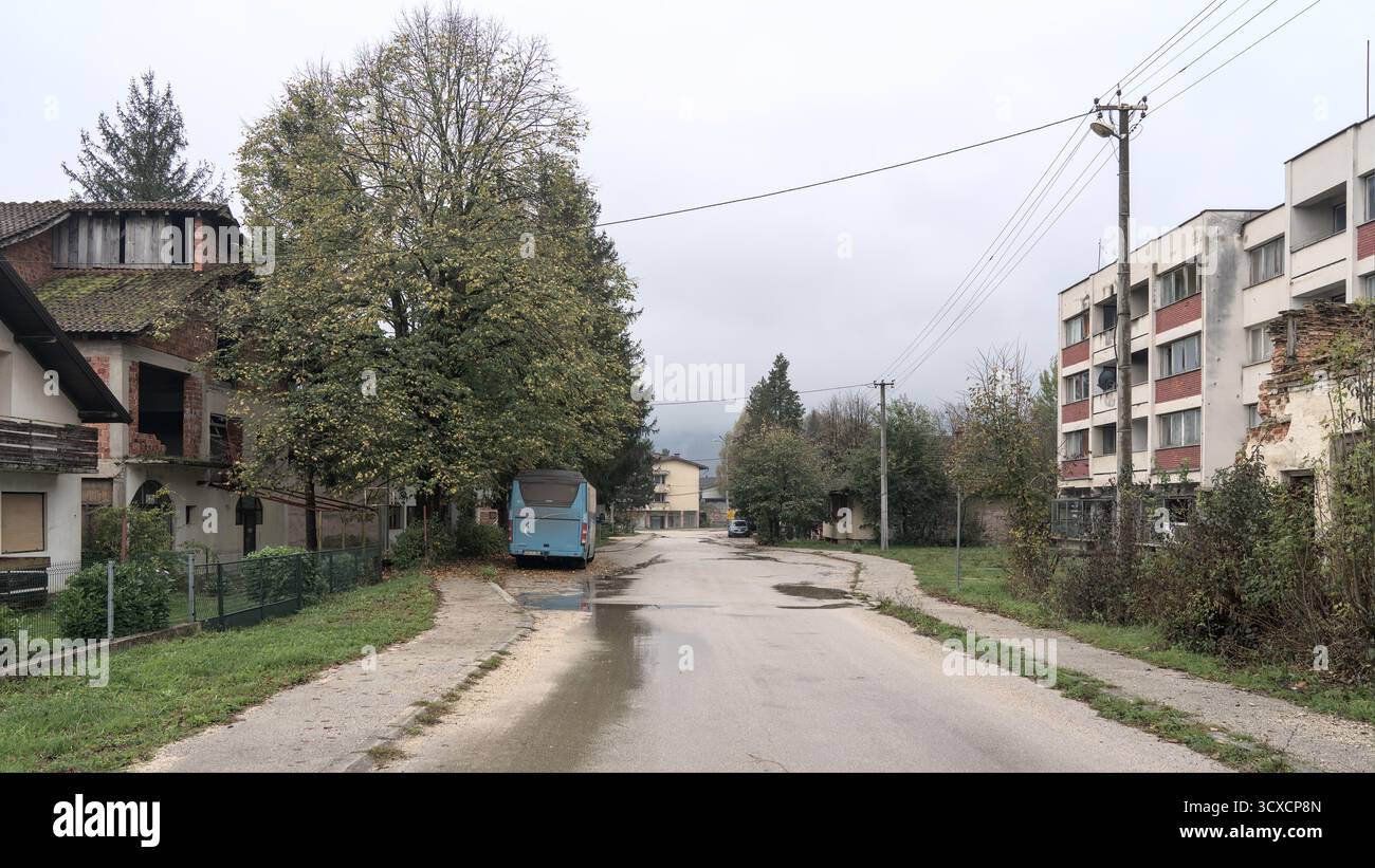 Bosnia ed Erzegovina, Sanski Most, Lušci Palanka: Centro città Foto Stock