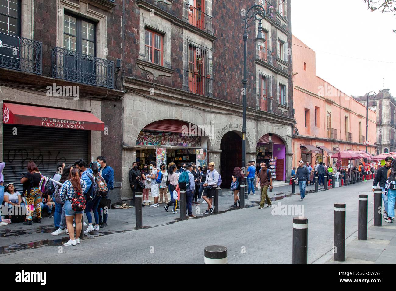 Gente a República de Cuba a città del Messico, Messico Foto Stock